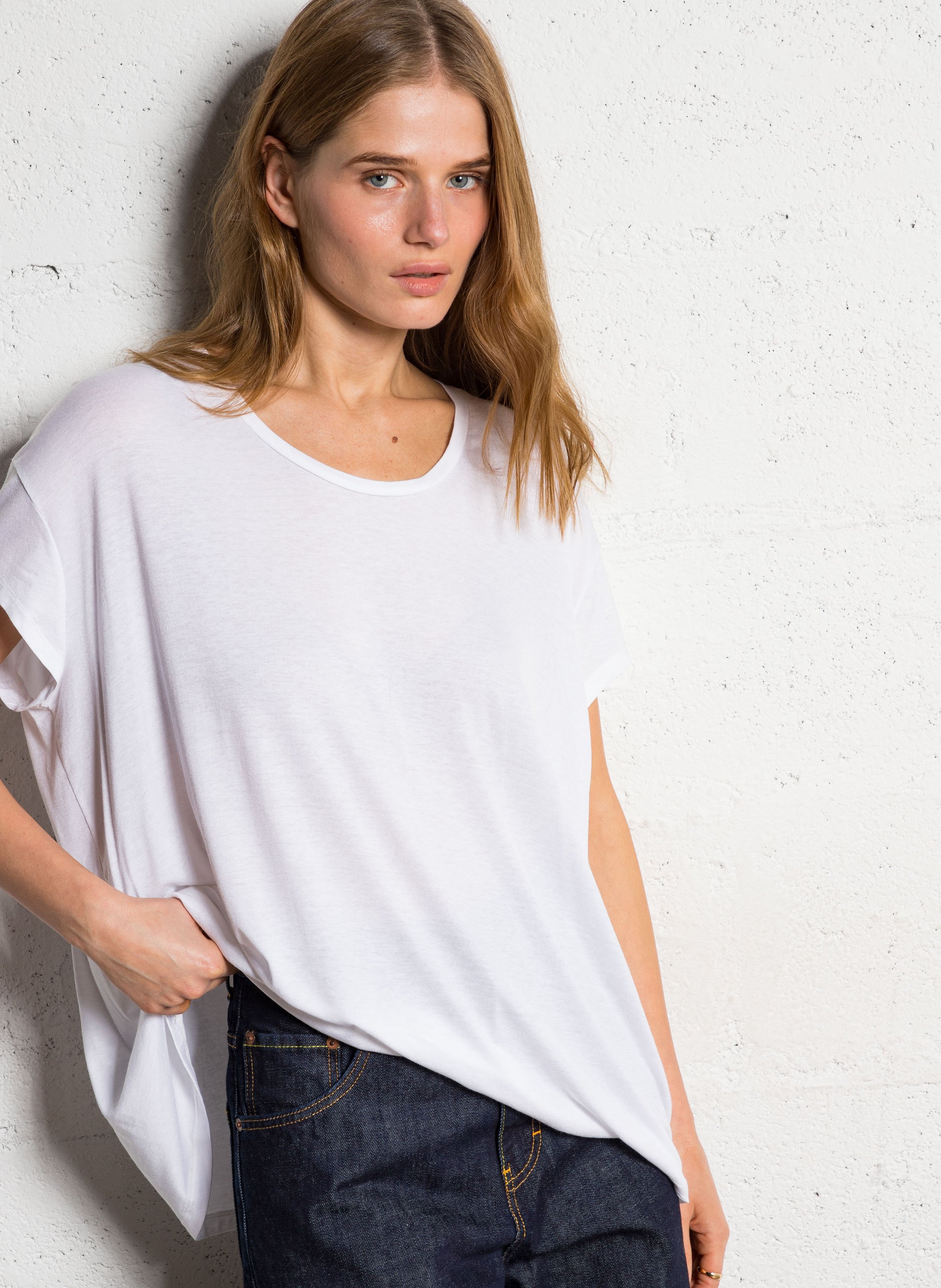Tee-shirt col rond ample MARGAUX LONNBERG