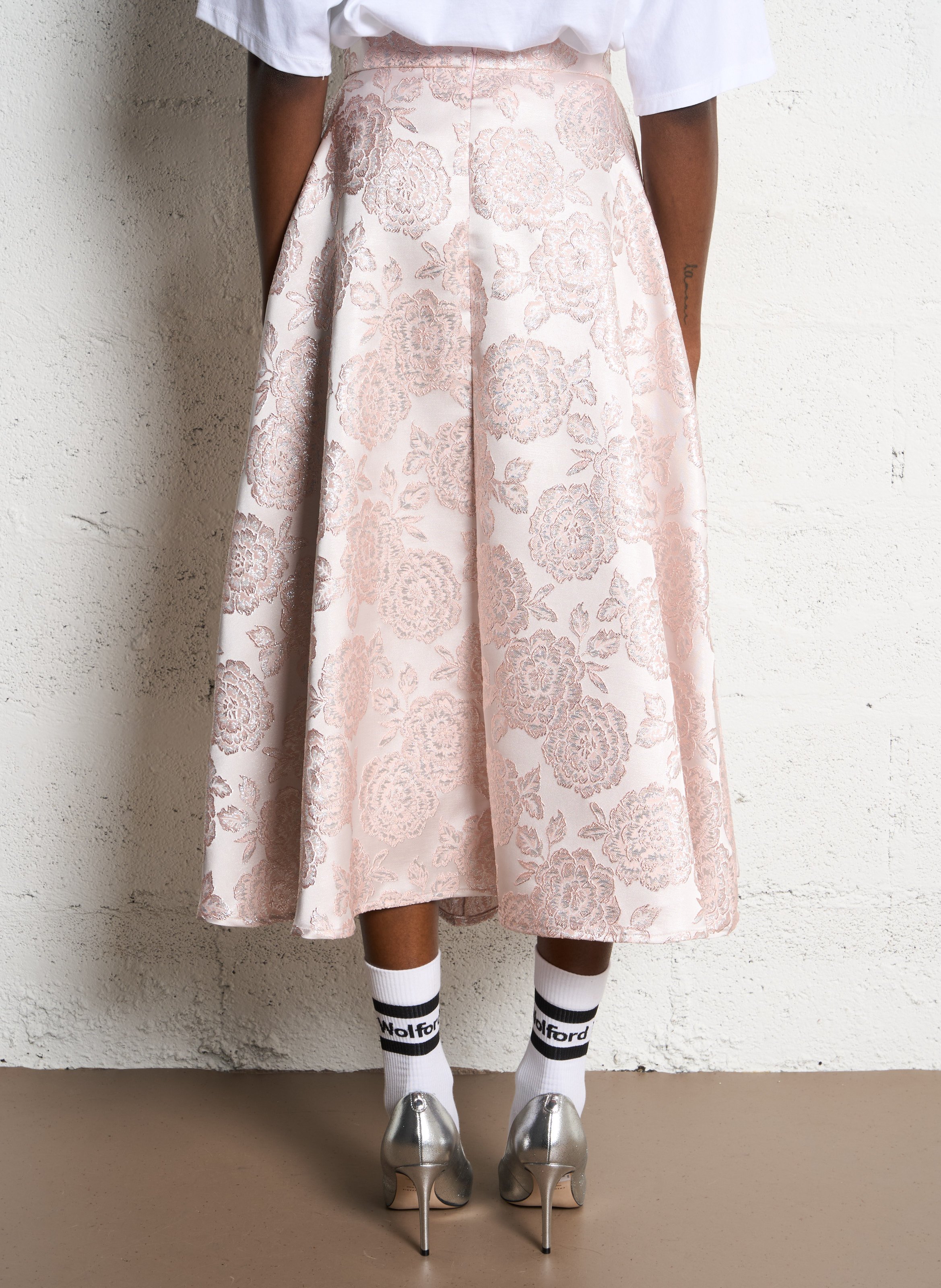 Anel printed midi skirt IMPERIAL Pink