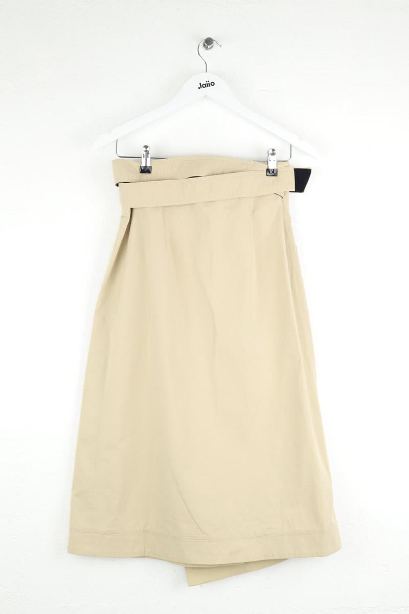 Cotton skirt TARA JARMON - Seconde Main Beige