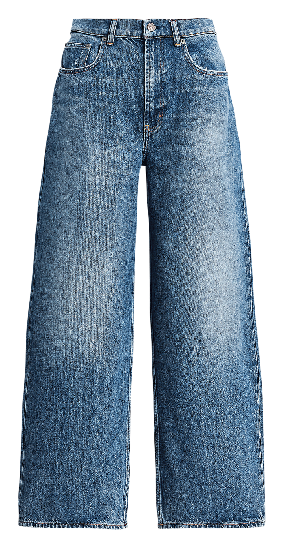 Jean large en coton POLO RALPH LAUREN Bleu