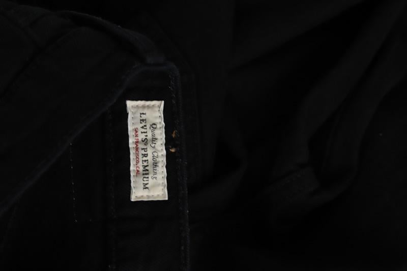 Cotton skinny jeans LEVI'S - Seconde main Black