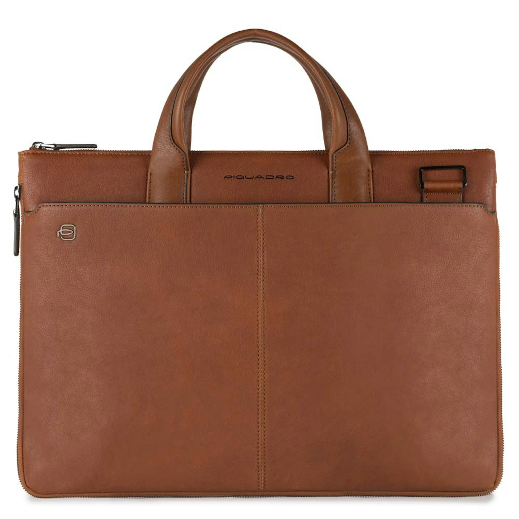 Expandable laptop bag PIQUADRO Brown