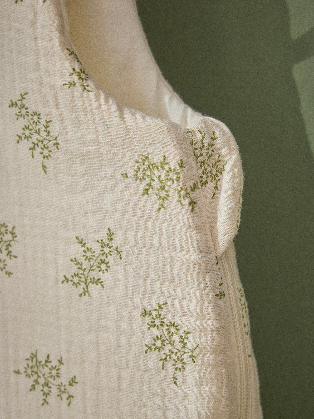 Organic cotton muslin sleeping bag "abby" - tog 4 CYRILLUS Beige