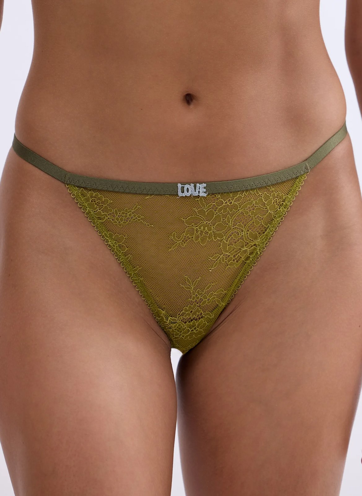 String en dentelle  LOVE STORIES Vert
