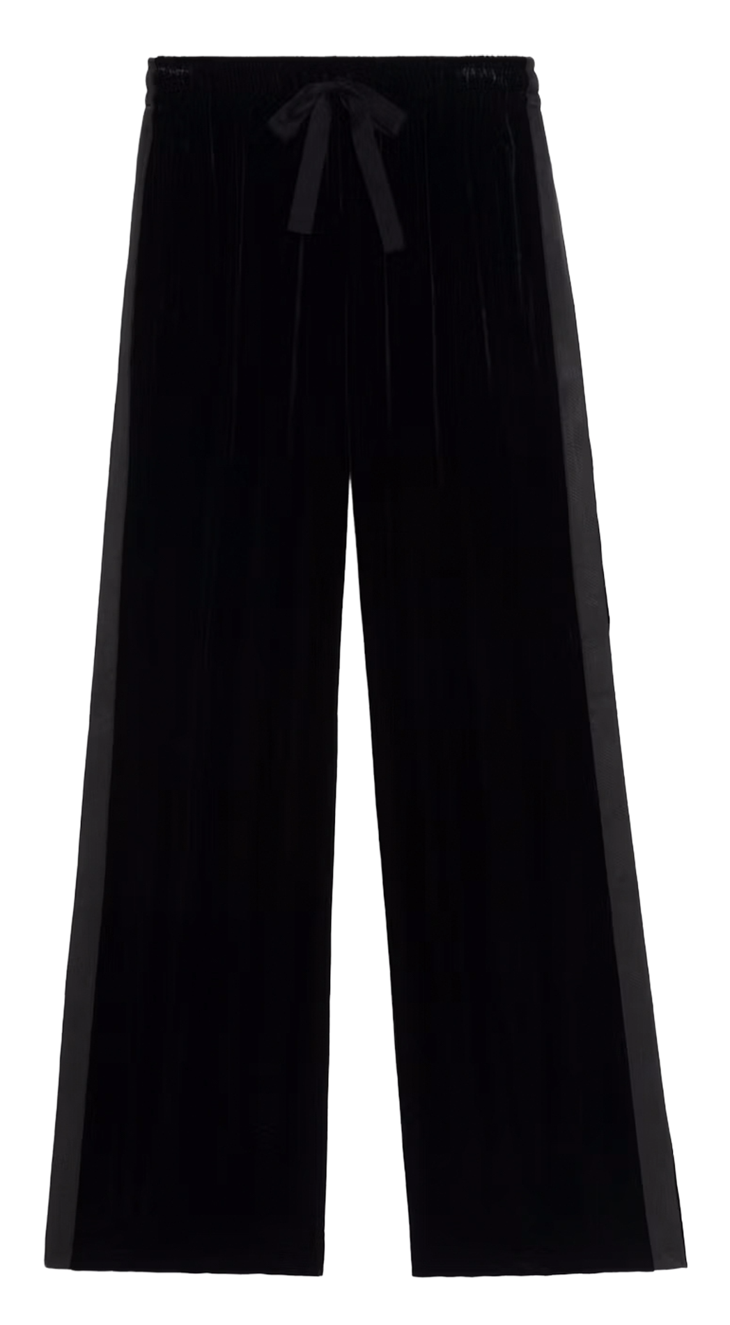 Lace and velvet mixed-media panties ZADIG&VOLTAIRE Black