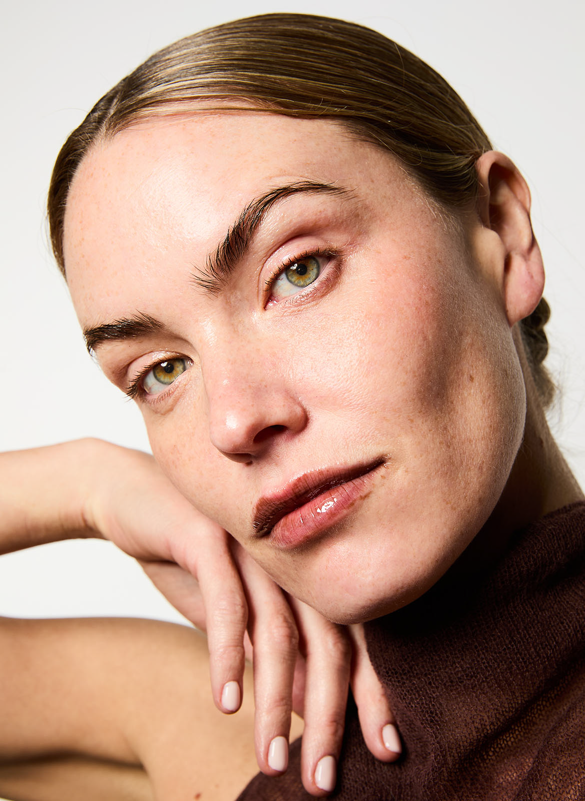 Plumping Lip Serum SPF30 + Peptides DAY + Marron