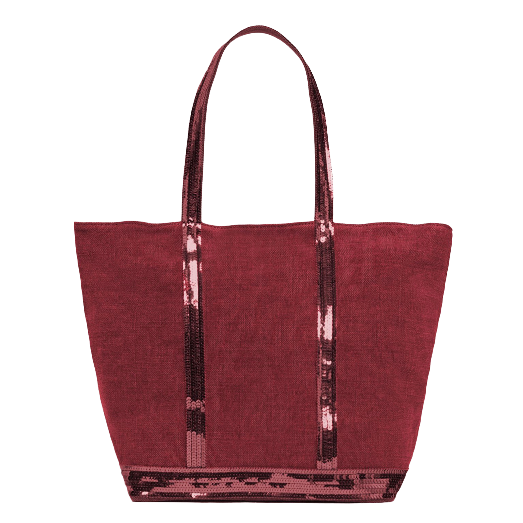 Linen tote bag VANESSA BRUNO Pink