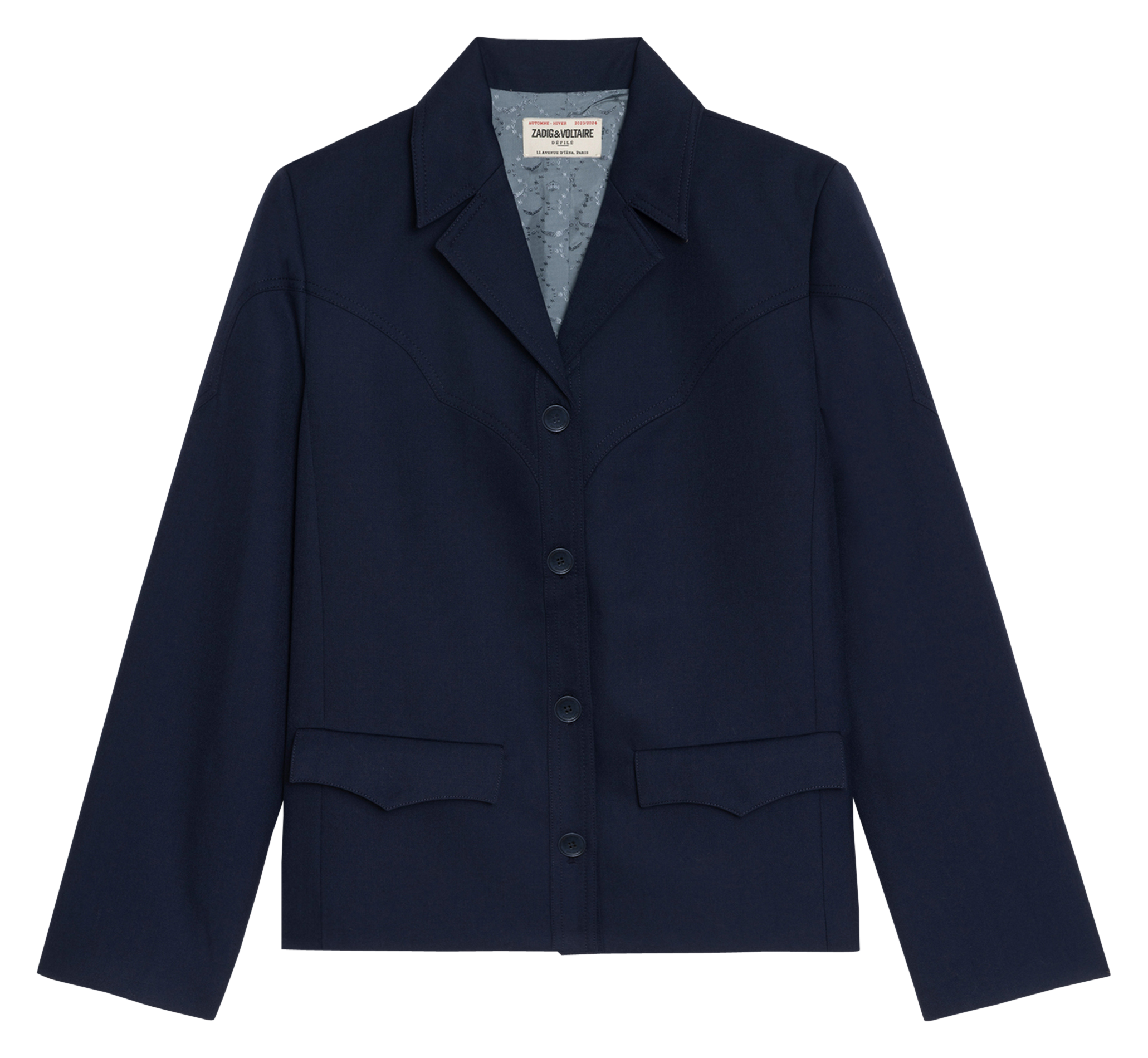 Blouson col tailleur  ZADIG&VOLTAIRE Bleu