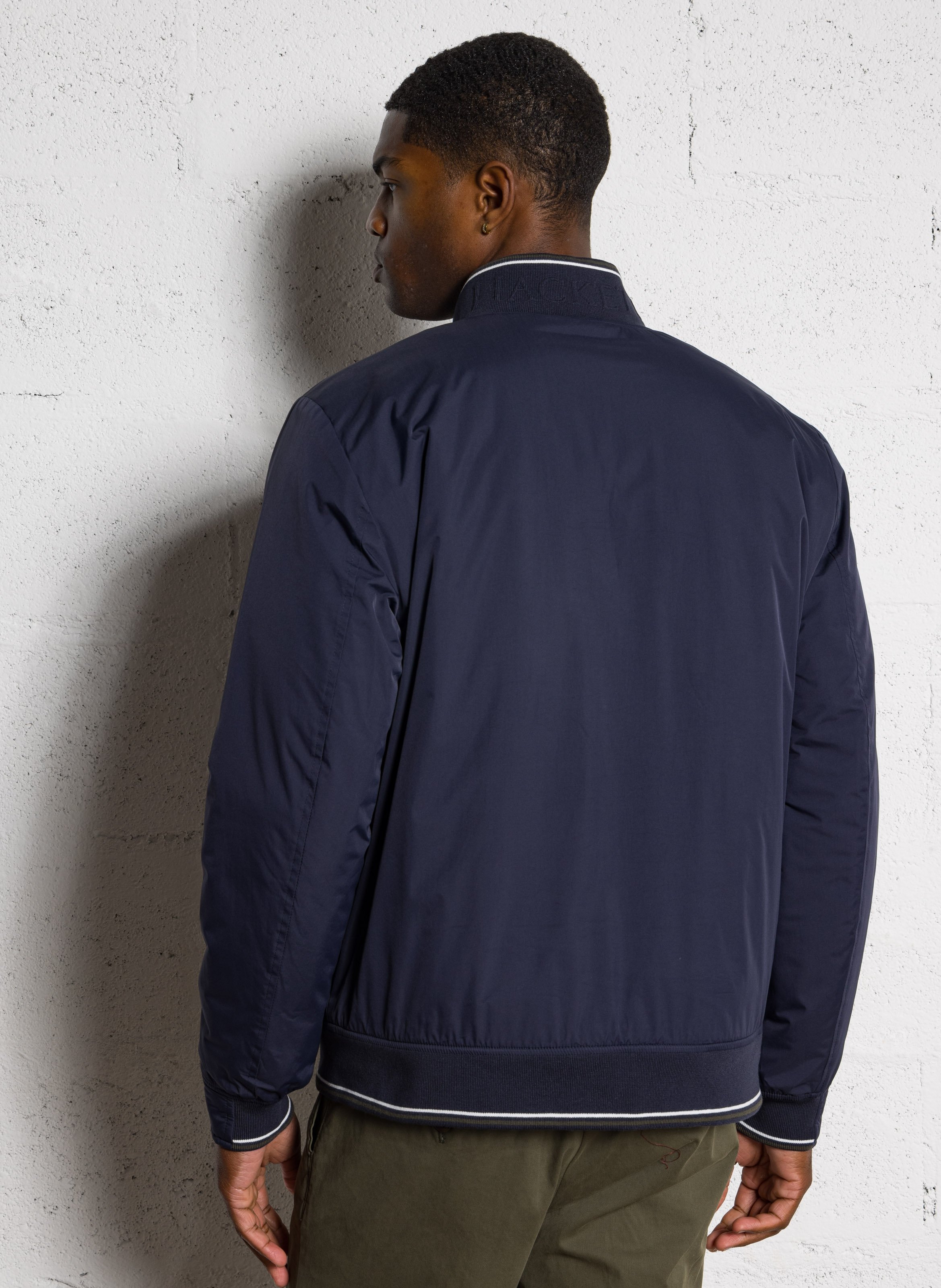 Jasje met opstaande kraag HACKETT Blauw