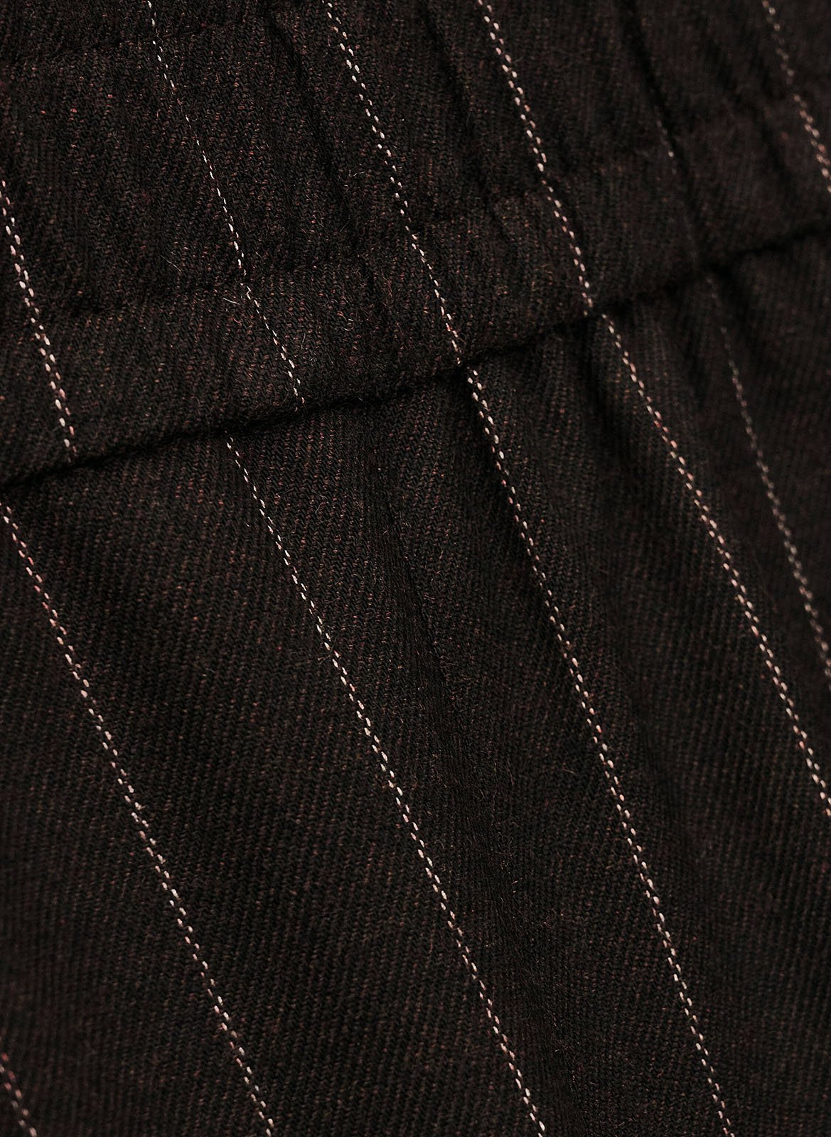 Wijde, gestreepte broek BA&SH Bruin