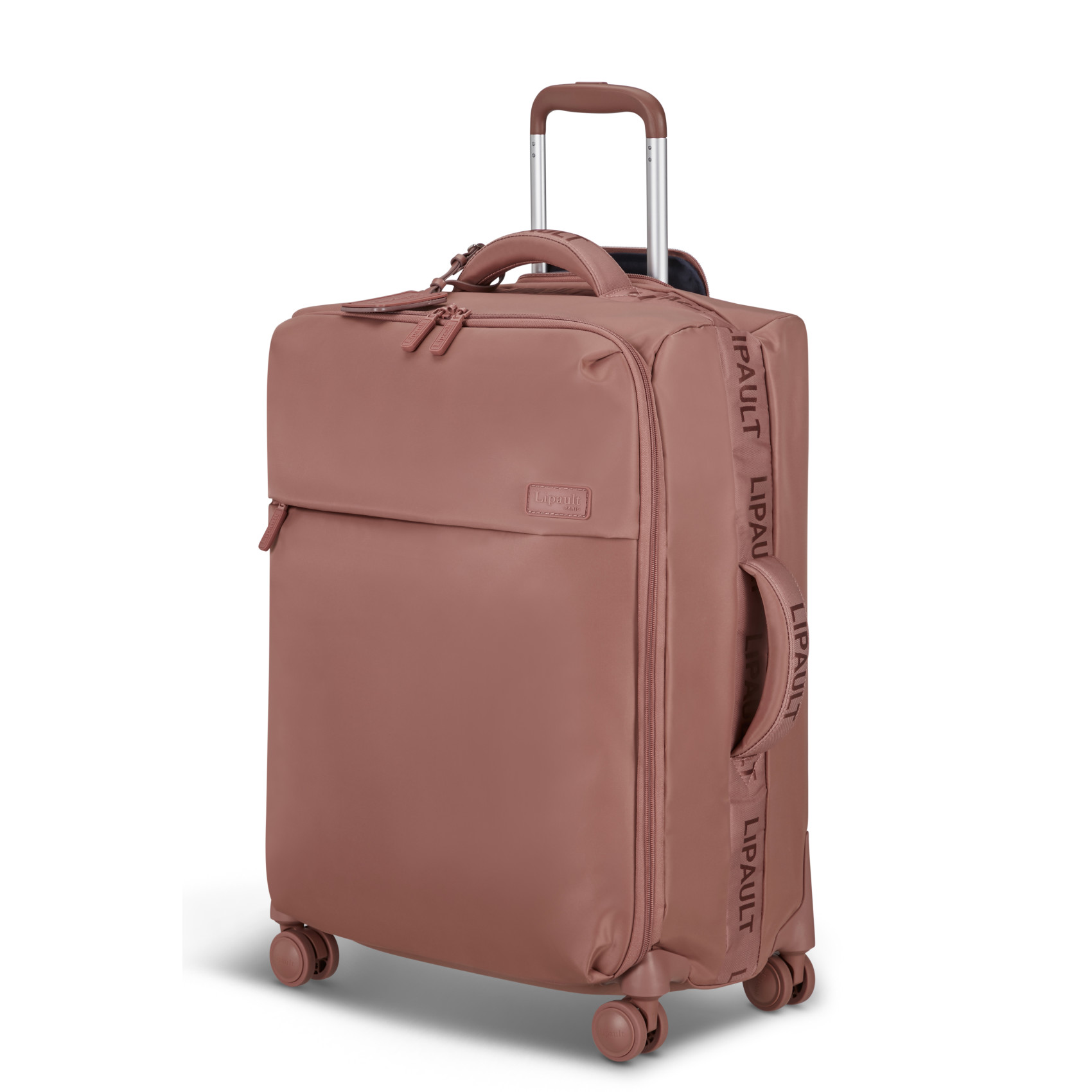 Plume valise 4 roues taille m LIPAULT Rose