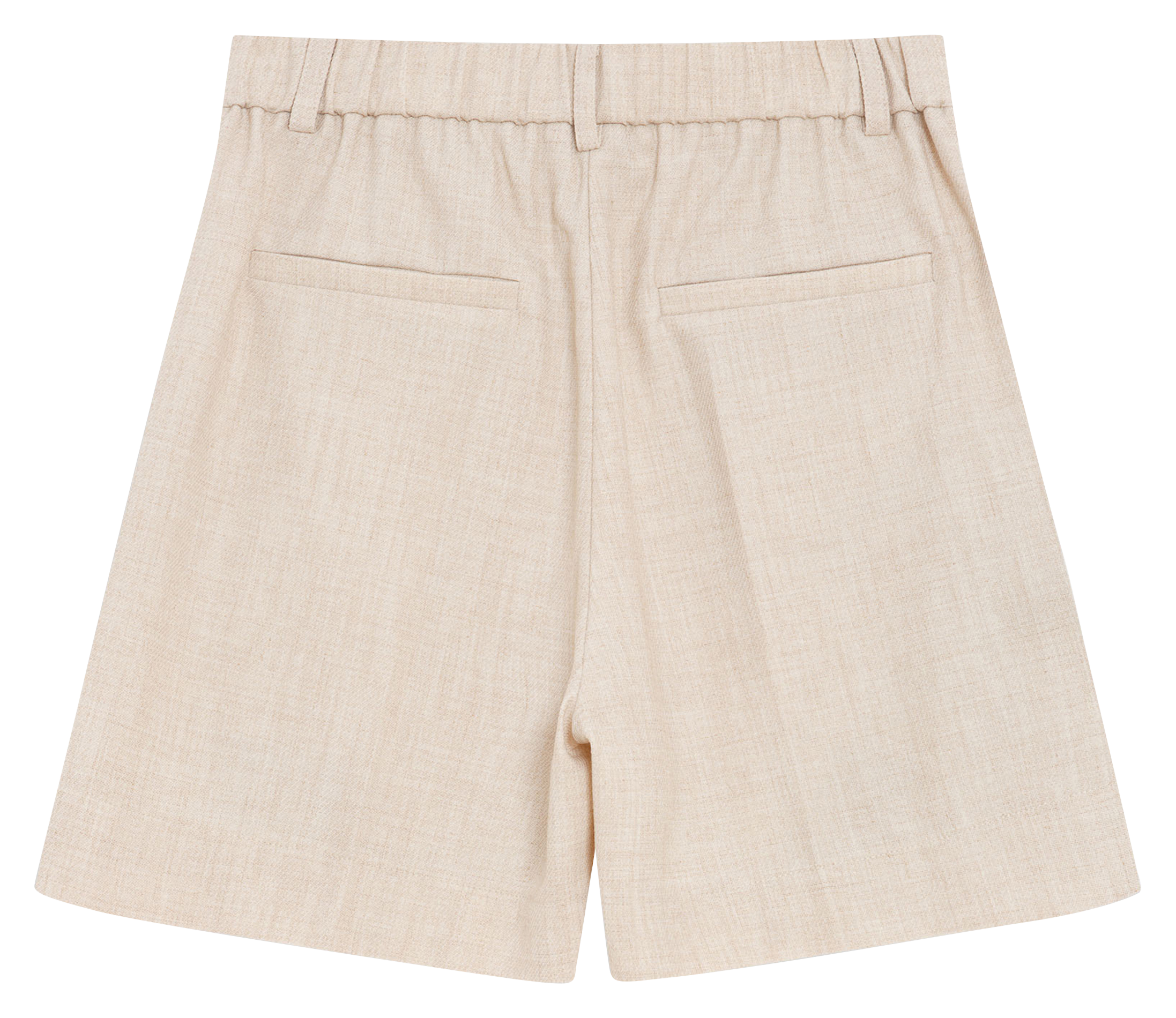 Short taille mi-haute droit uni GRACE ET MILA Beige