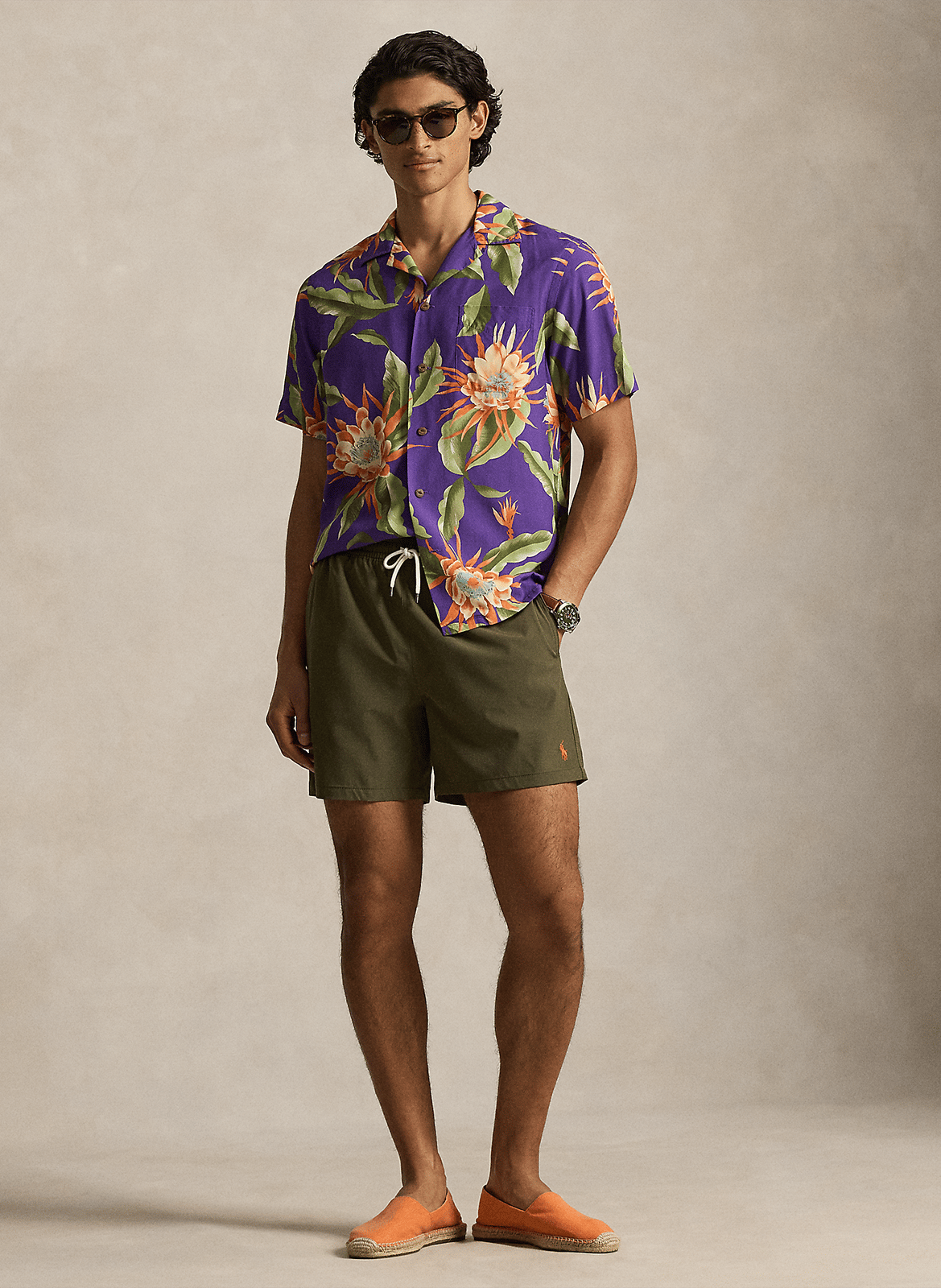 Short recto POLO RALPH LAUREN Verde