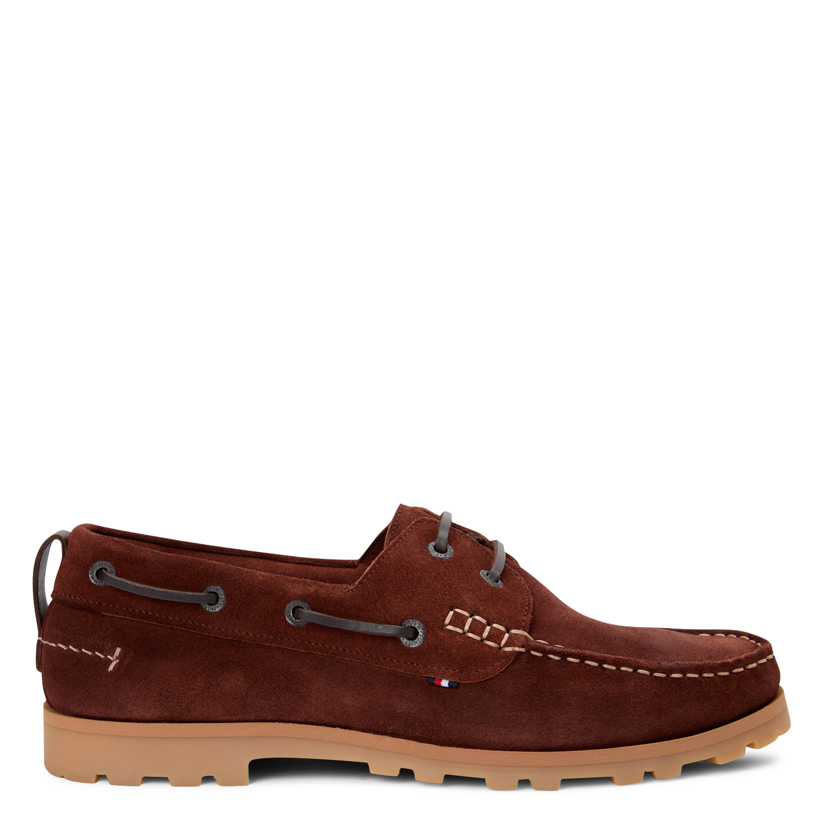 Suede Leather Loafers TOMMY HILFIGER Brown