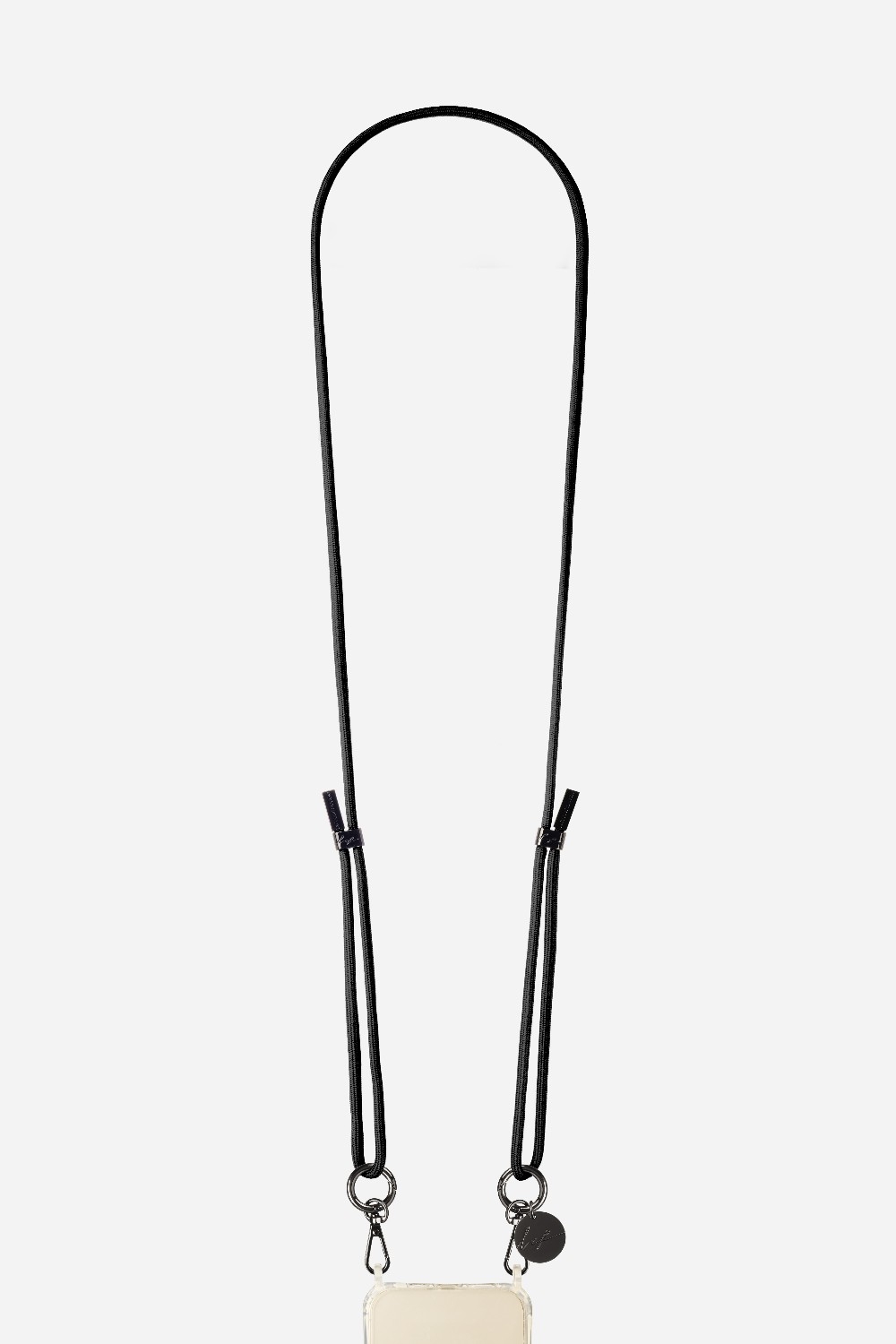 Cotton phone cord LA COQUE FRANCAISE Black