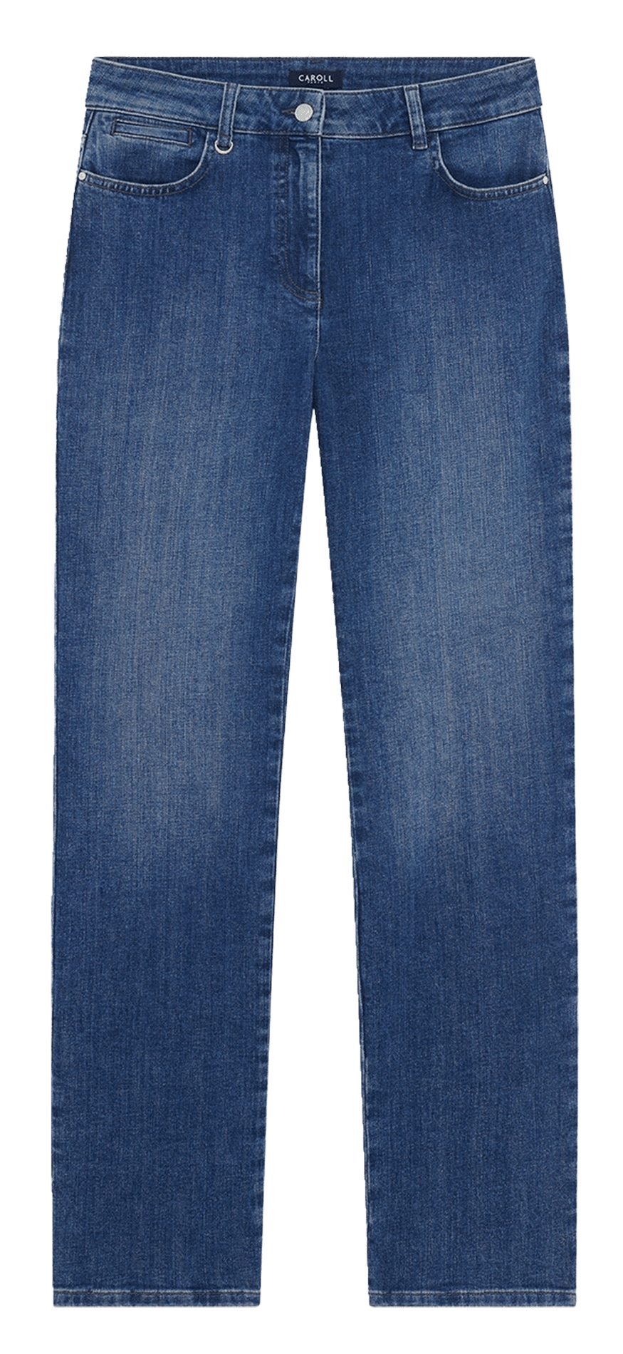Gerade geschnittene Jeans aus Baumwoll-Mix CAROLL Blau