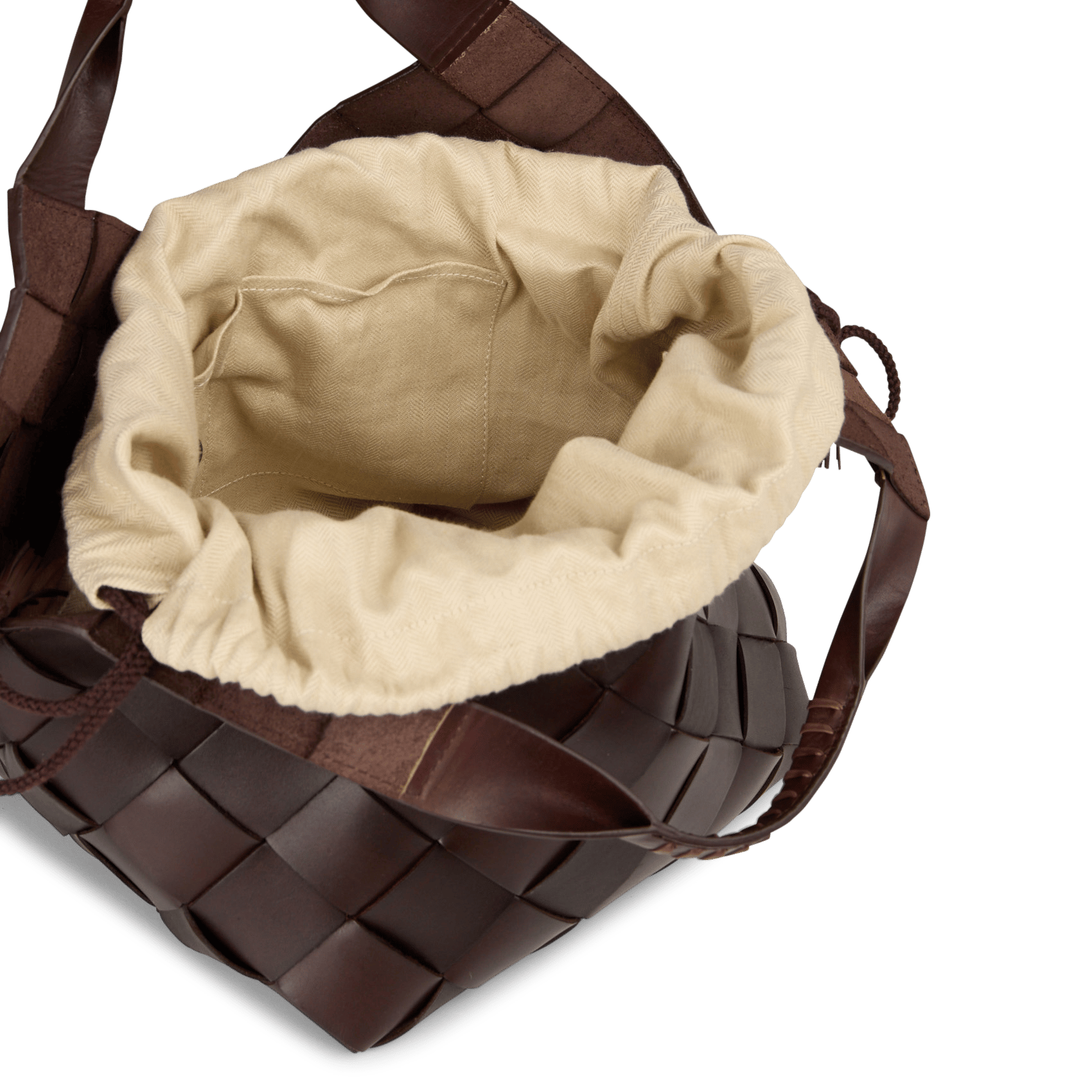 Sac à main en cuir DRAGON DIFFUSION Marron