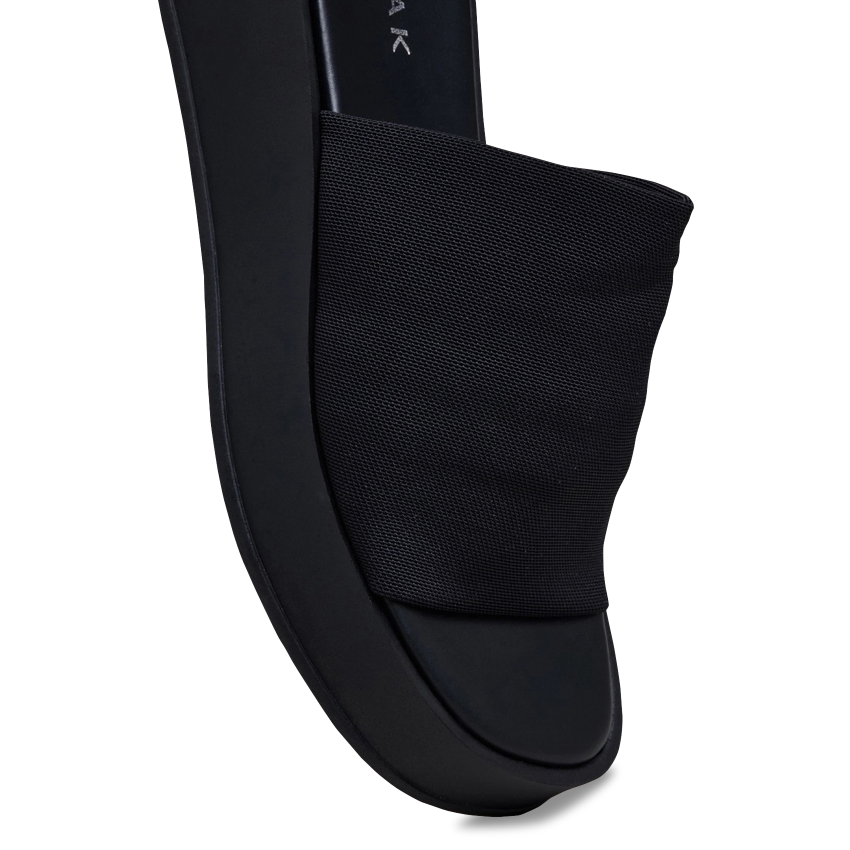 Mules compensées en toile JONAK Noir