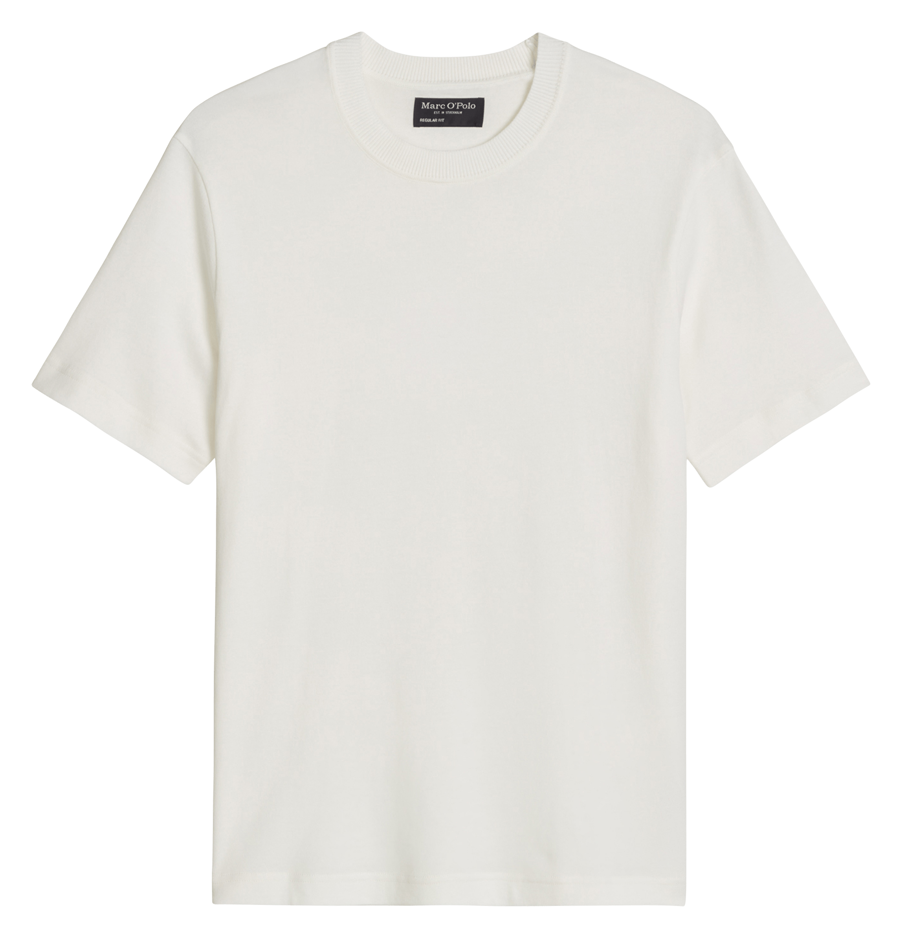 Round-neck cotton T-shirt MARC O'POLO White