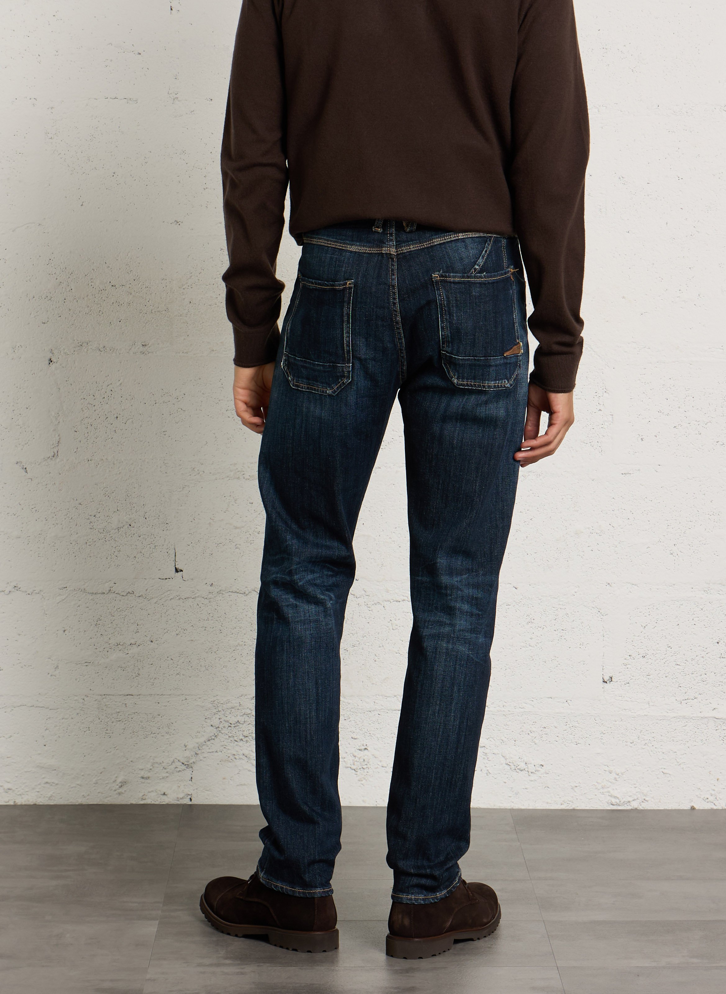 5-pocket slim-fit jeans LE TEMPS DES CERISES Blue