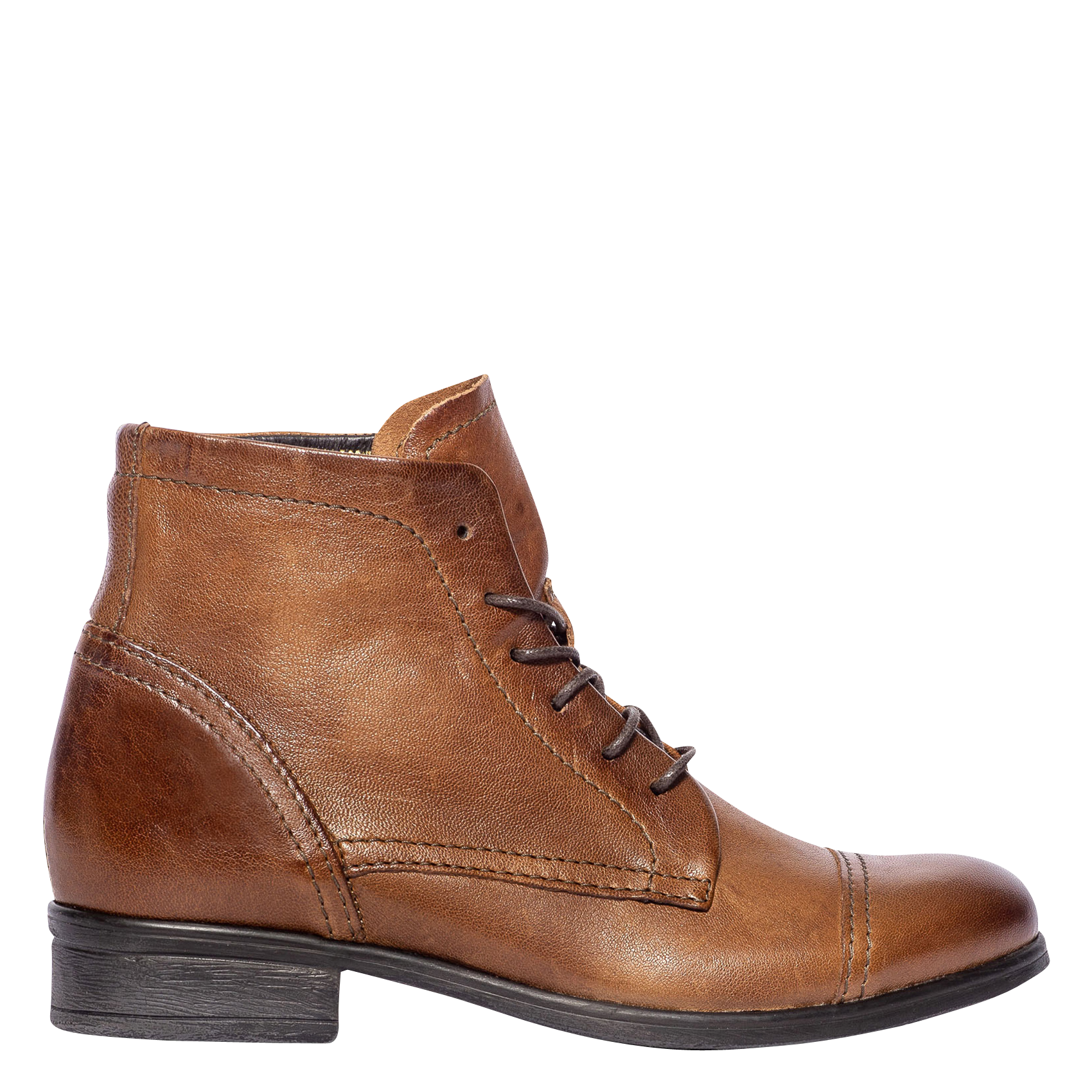 Boots en cuir BOCAGE Marron