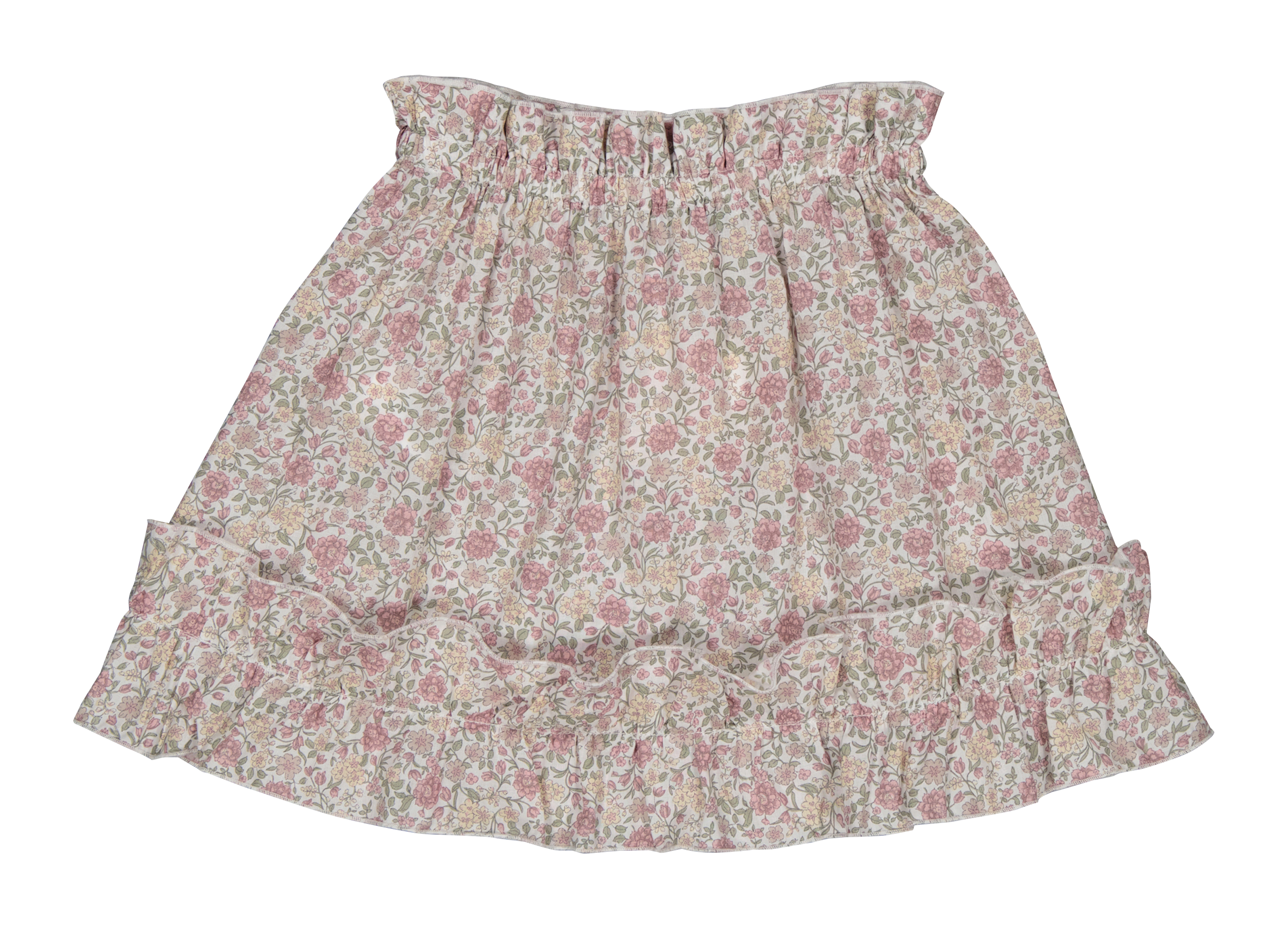 Jupe courte volantée en coton bio PETITE LUCETTE