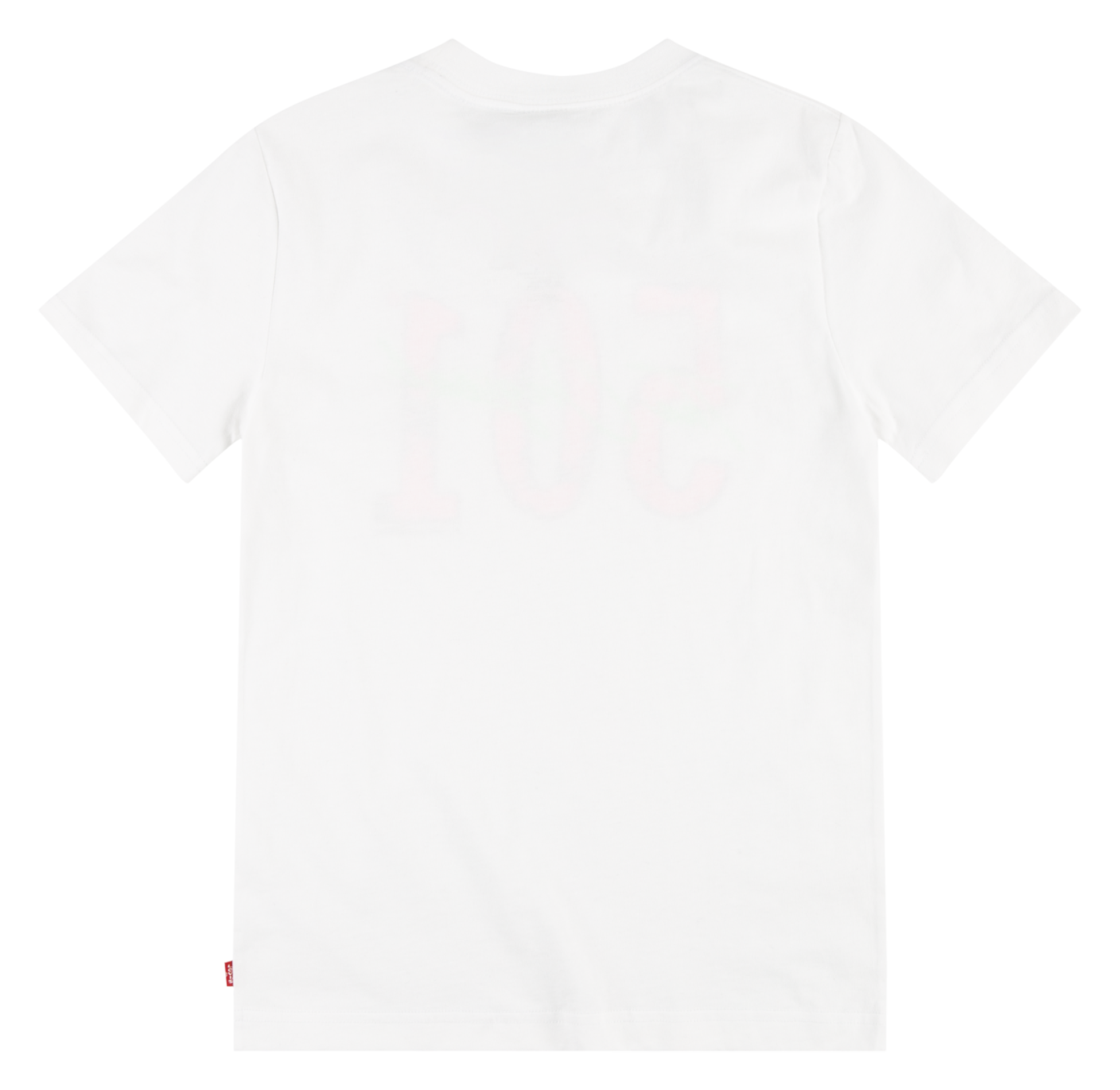 Straight cotton-blend round-neck T-shirt LEVI'S KIDS White