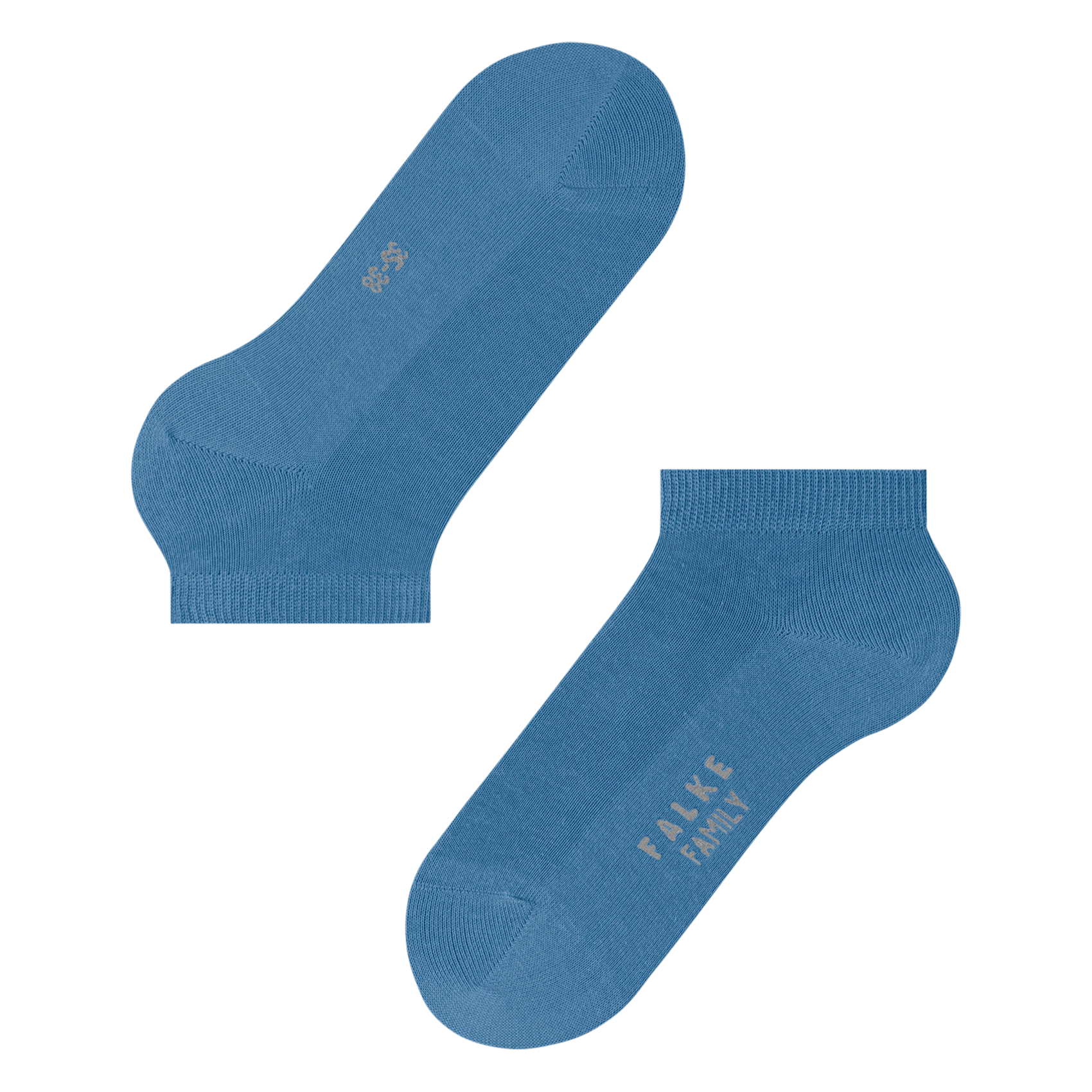Chaussettes basses en coton mélangé FALKE Bleu