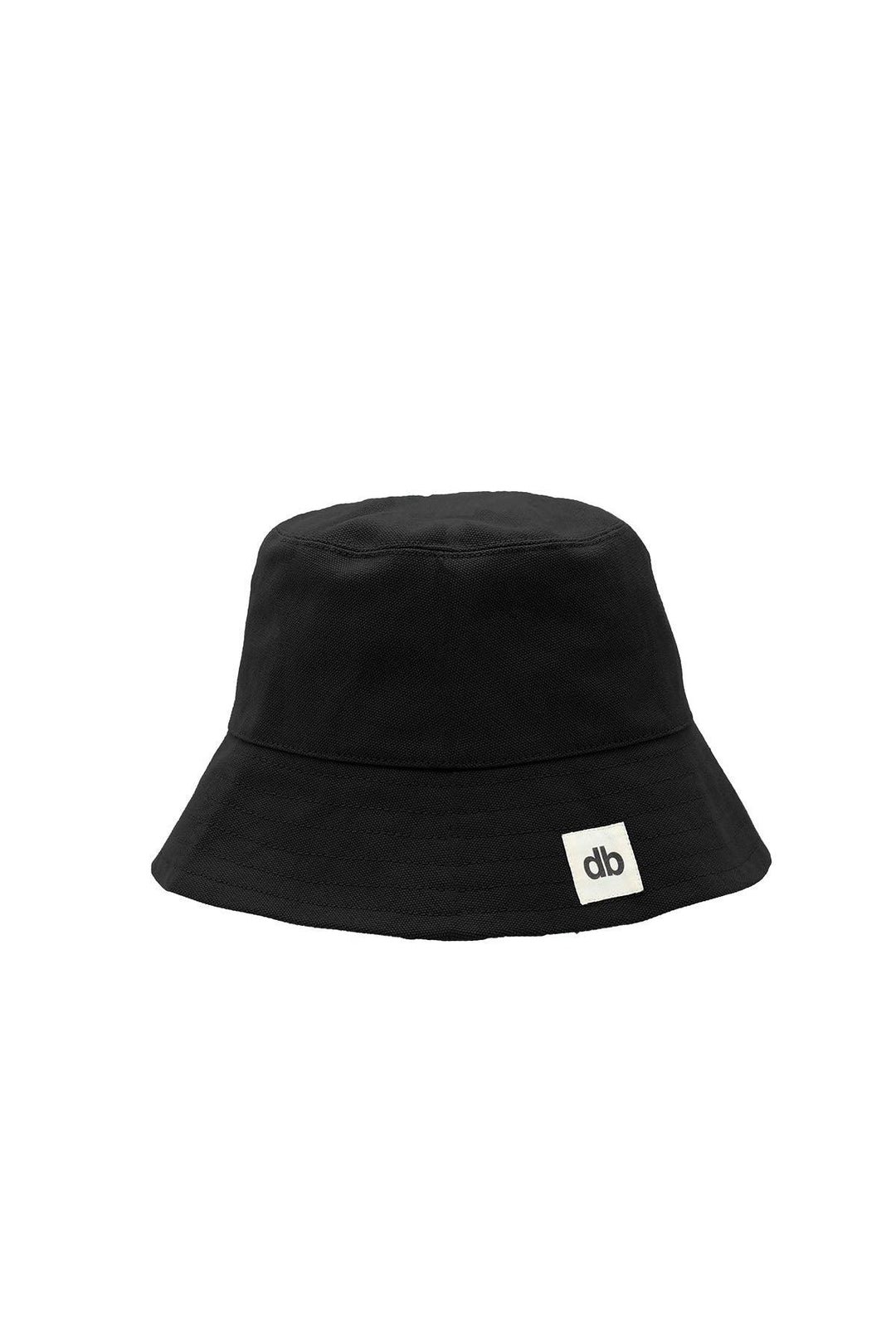 Cotton bucket hat BOB Noir