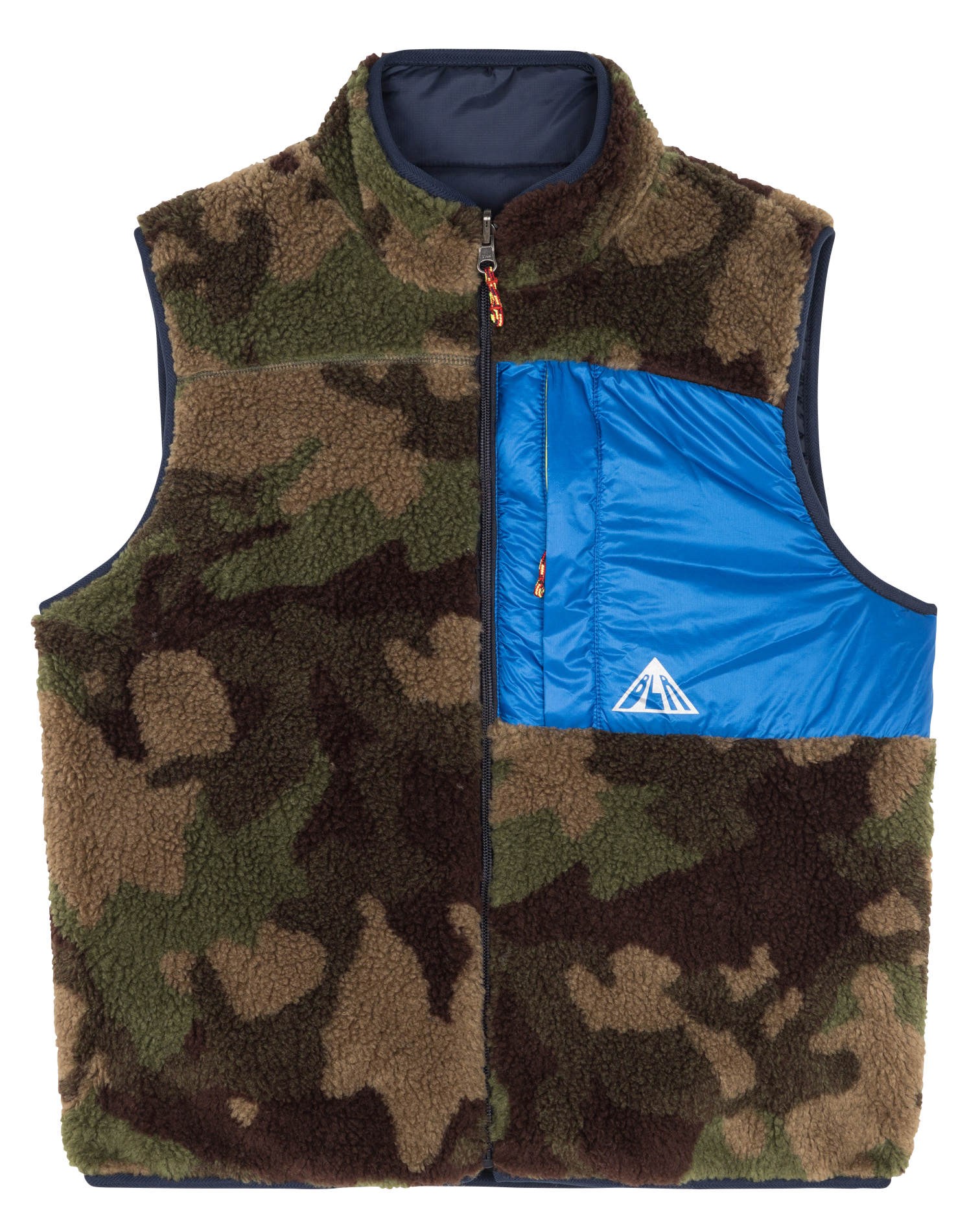 Lightweight quilted padded jacket with high neck BELLEROSE Blue