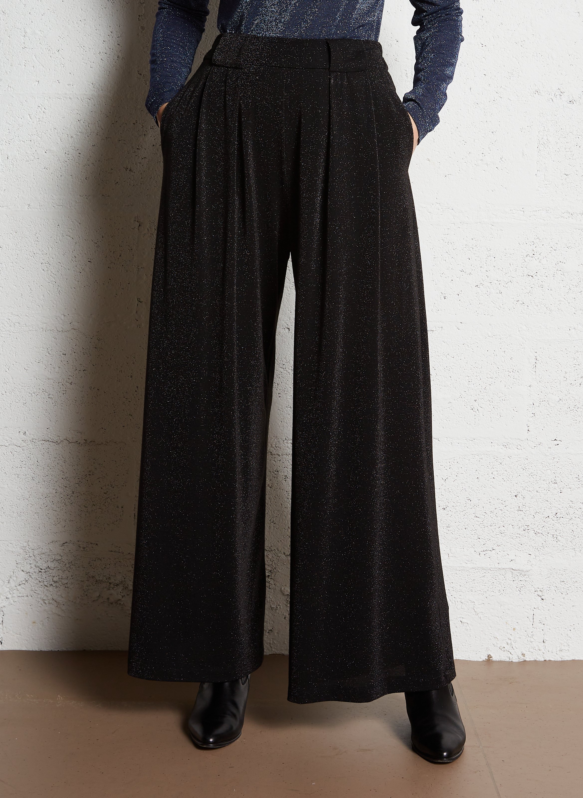 Pantalon large pailleté  MOMONI