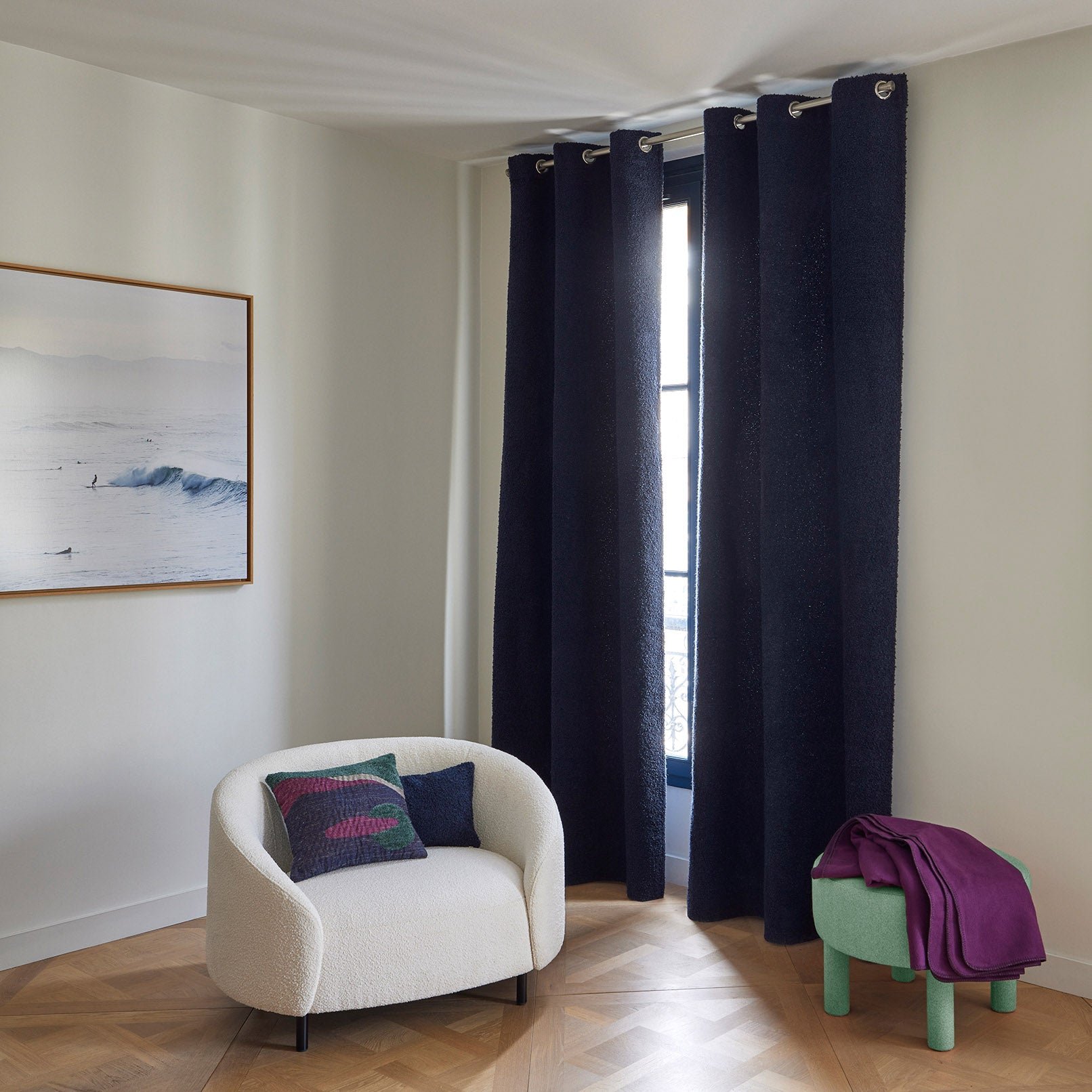 Curtain with eyelets MADURA