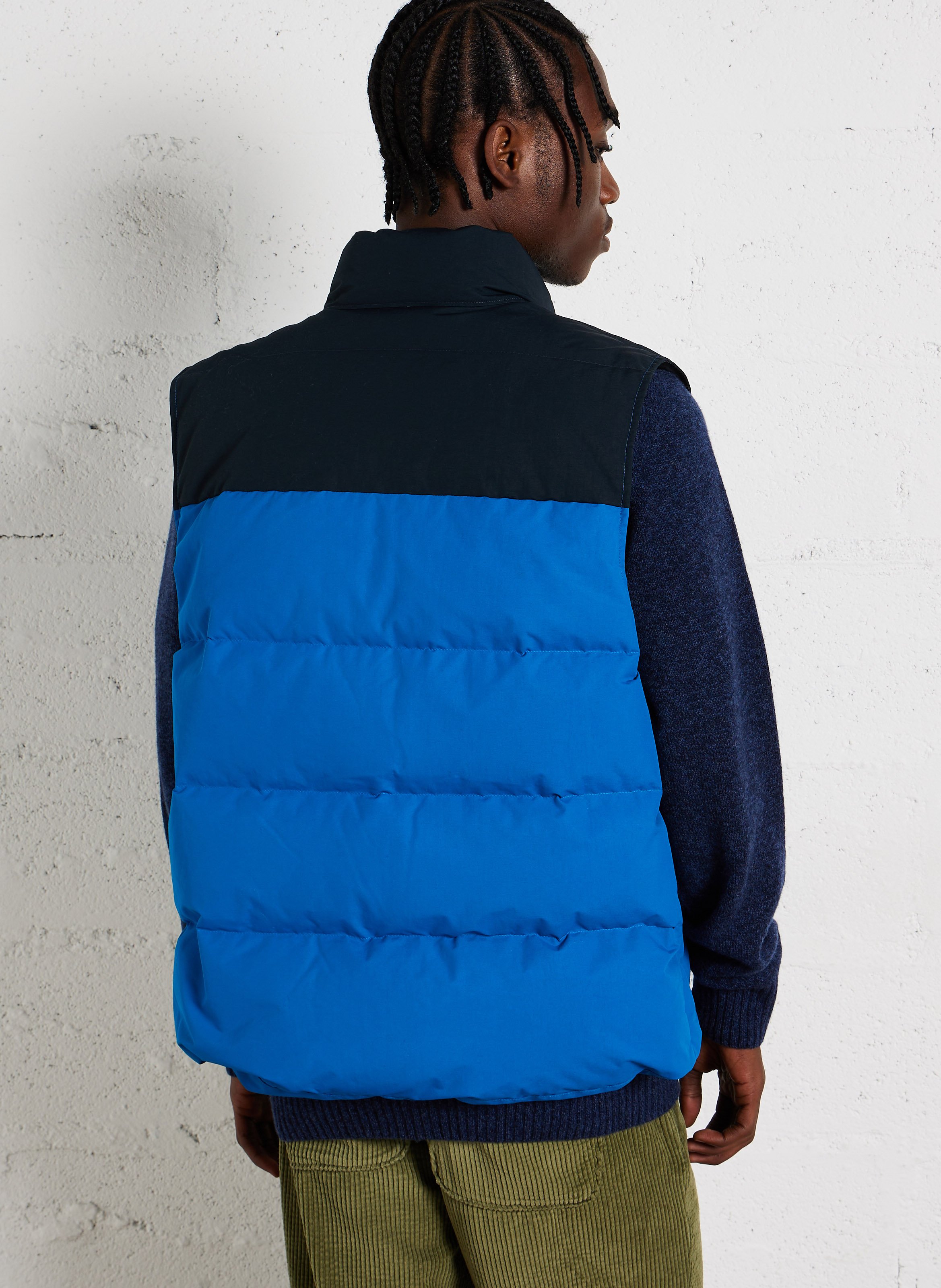 Sleeveless high-neck puffer jacket PATAGONIA Blue