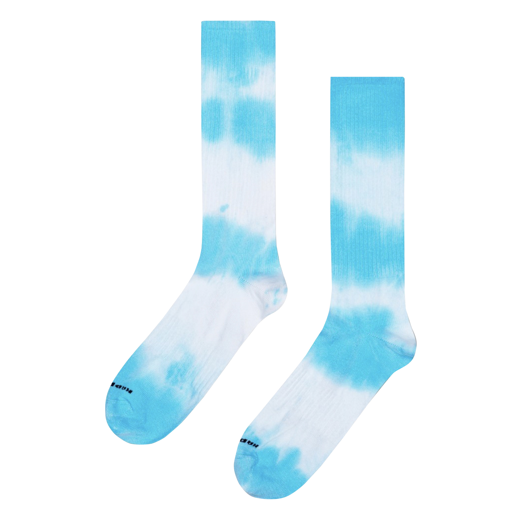 Bedruckte Socken aus Baumwoll-Mix  Blanc-bleu