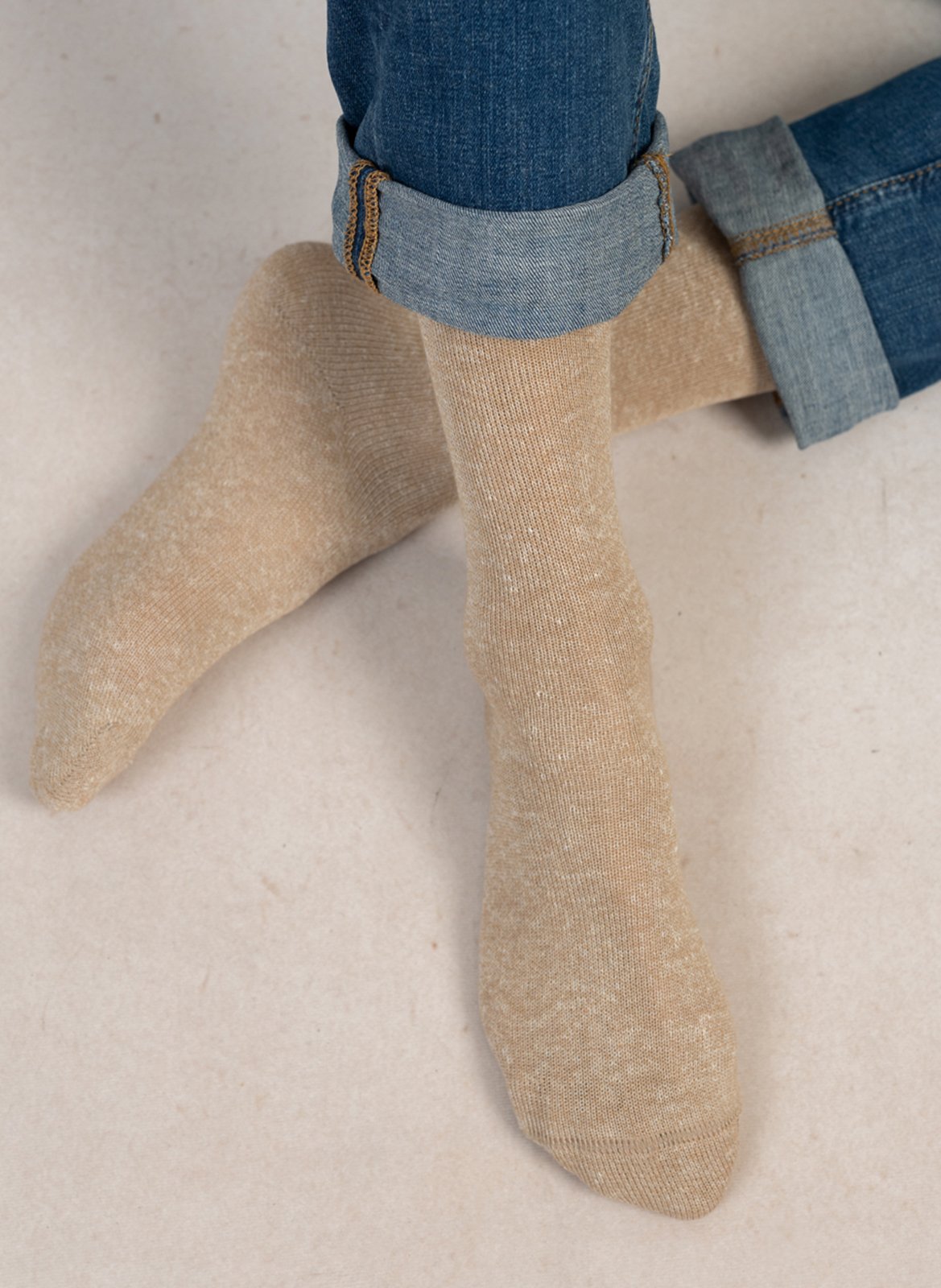 Knit socks BLEUFORET Beige
