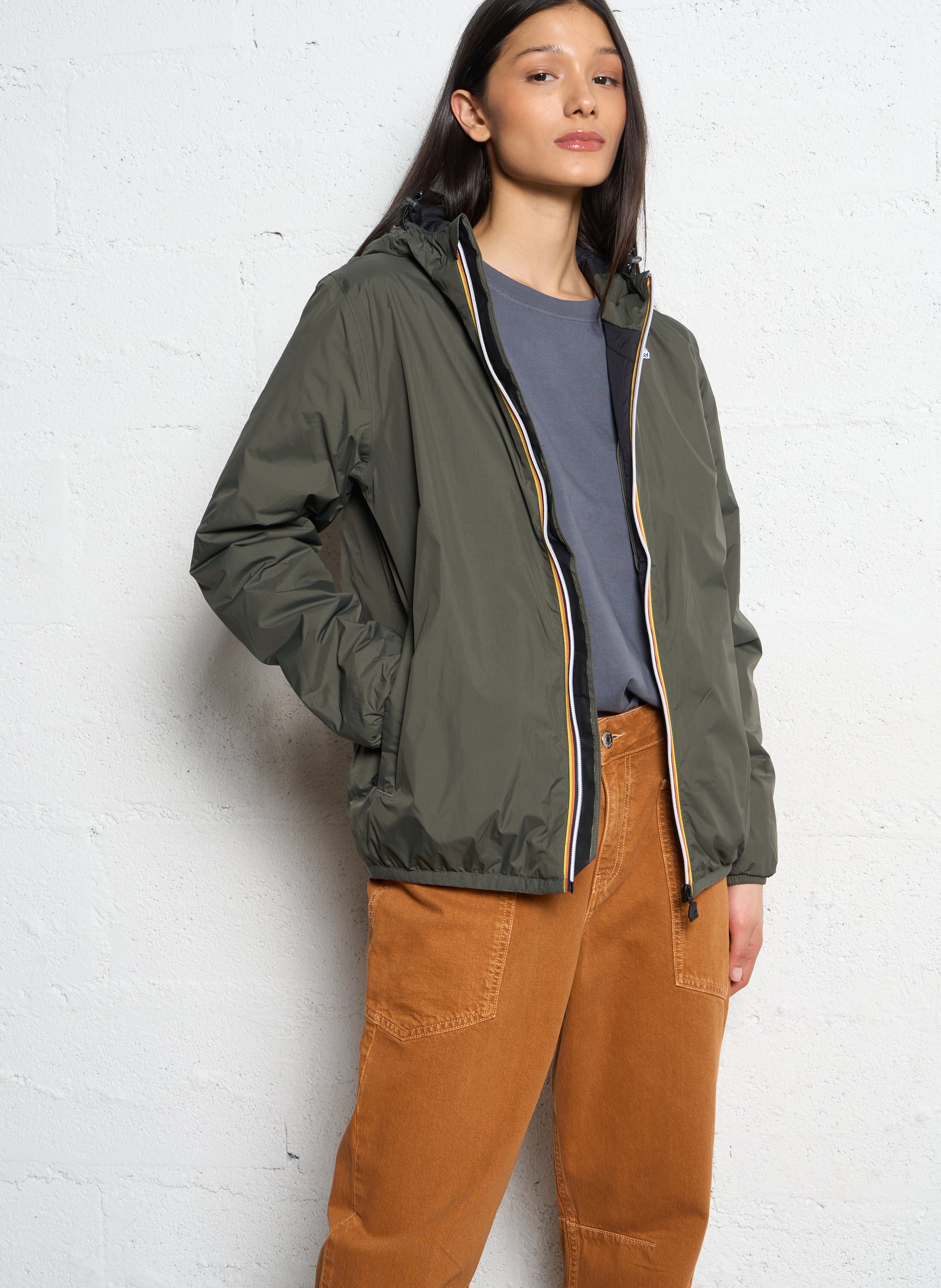 Windjacke mit Stehkragen K-WAY Grun