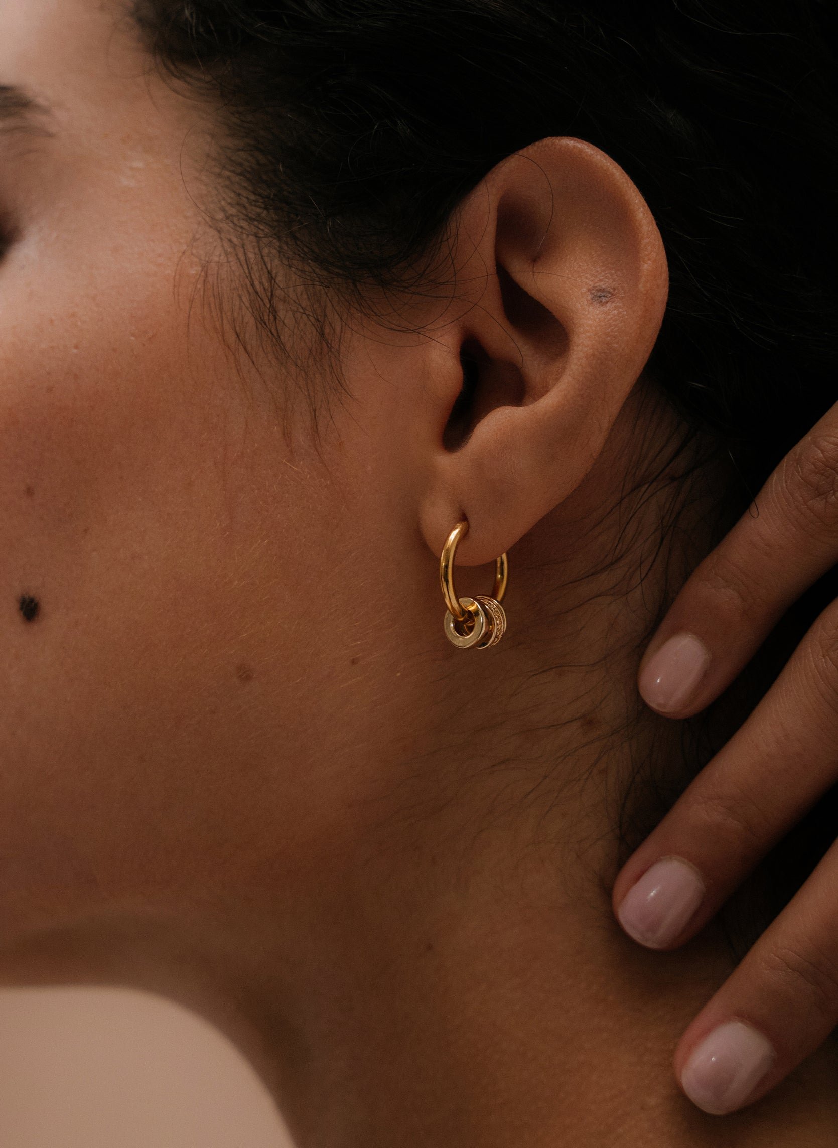 Mini hoop earrings AEC Paris Golden