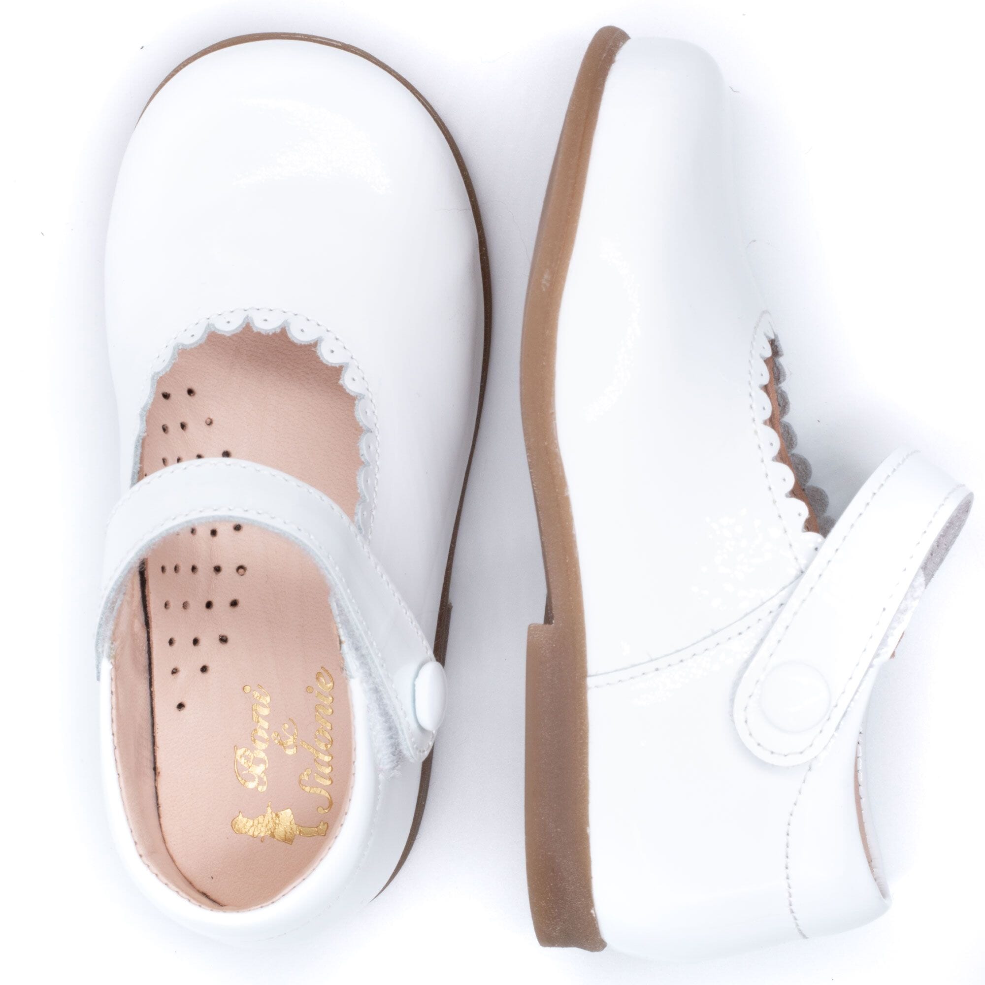 Chaussures bebe fille Boni & Sidonie Blanc