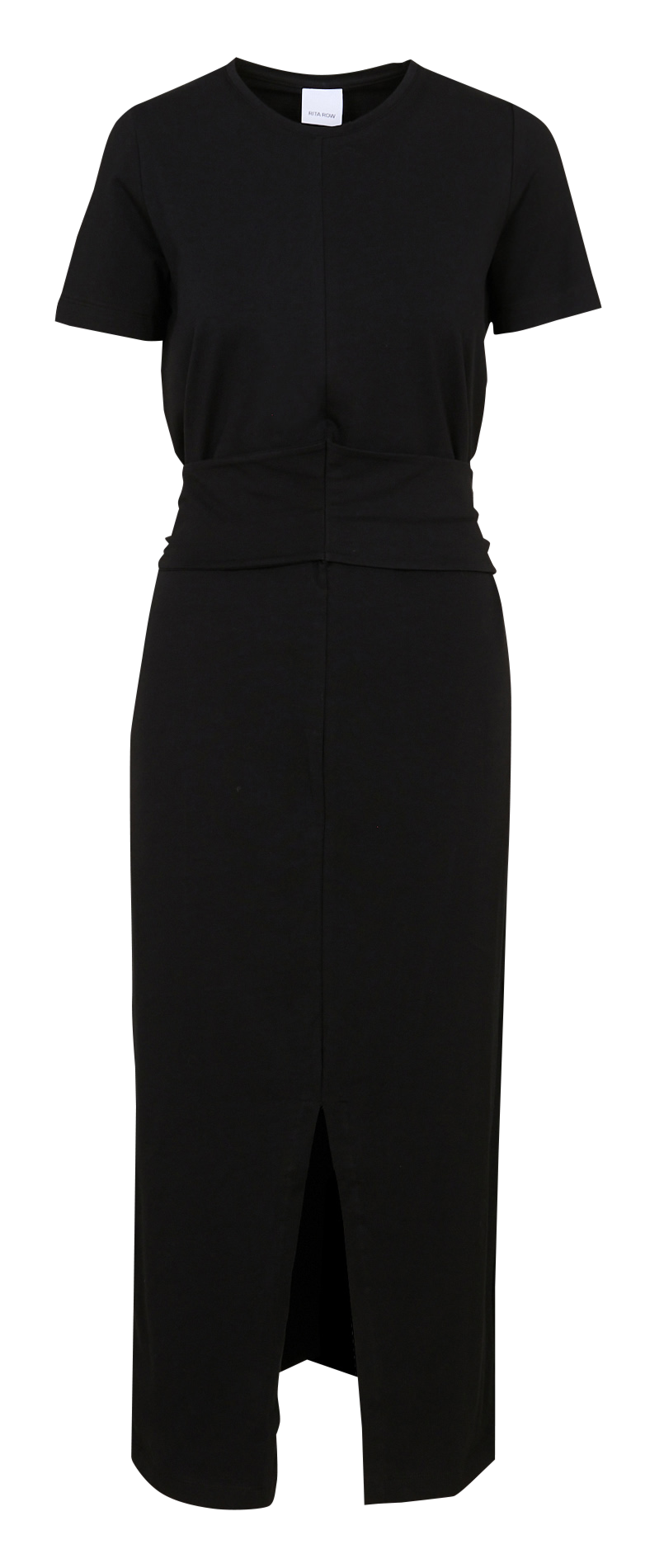 Robe longue en coton mélangé RITA ROW Noir