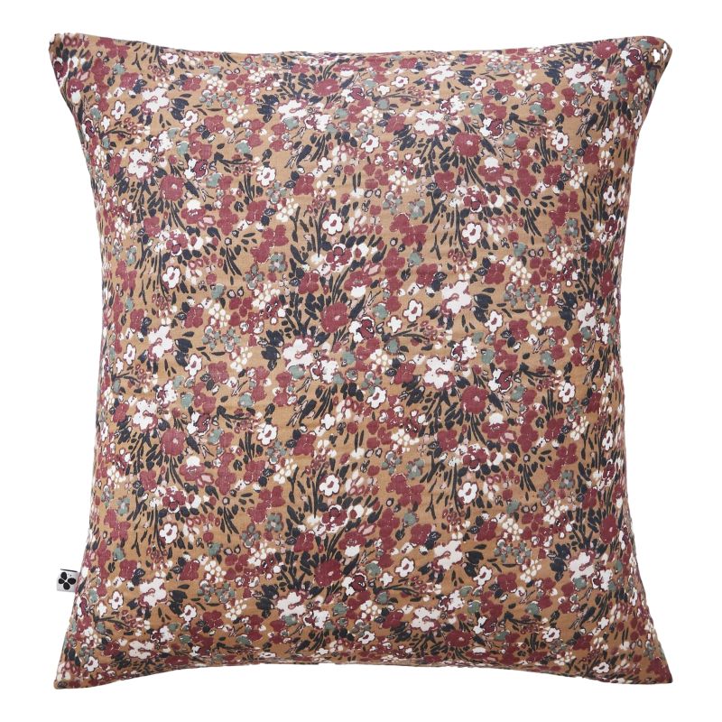Cotton percale pillow case L'EFFET PAPILLON