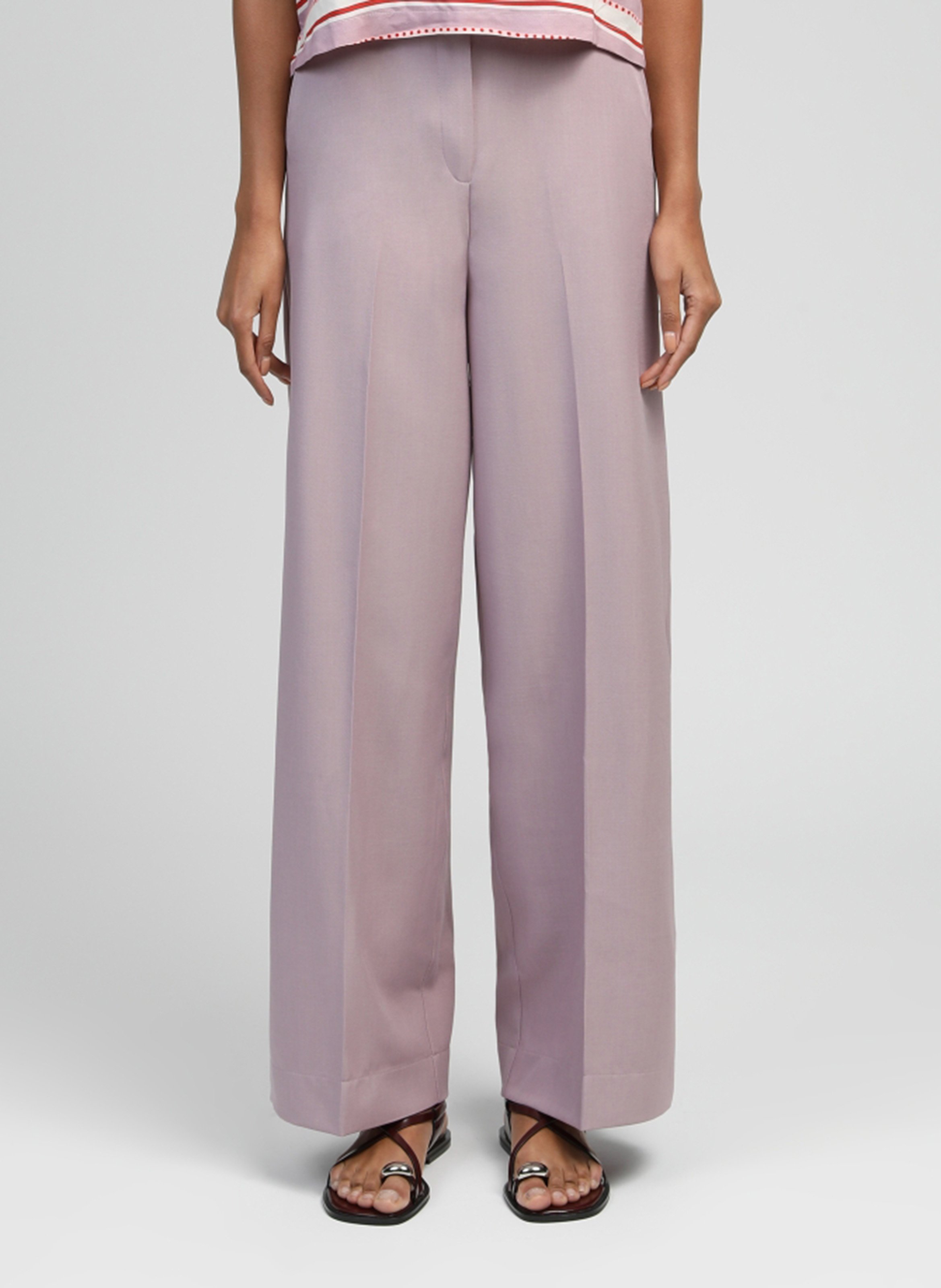 Pantalon large  AN'GE Violet