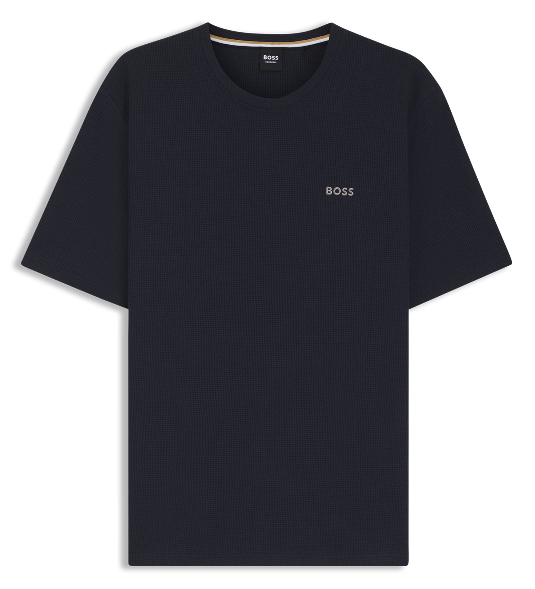 Basic cotton-mix T-shirt BOSS Blue