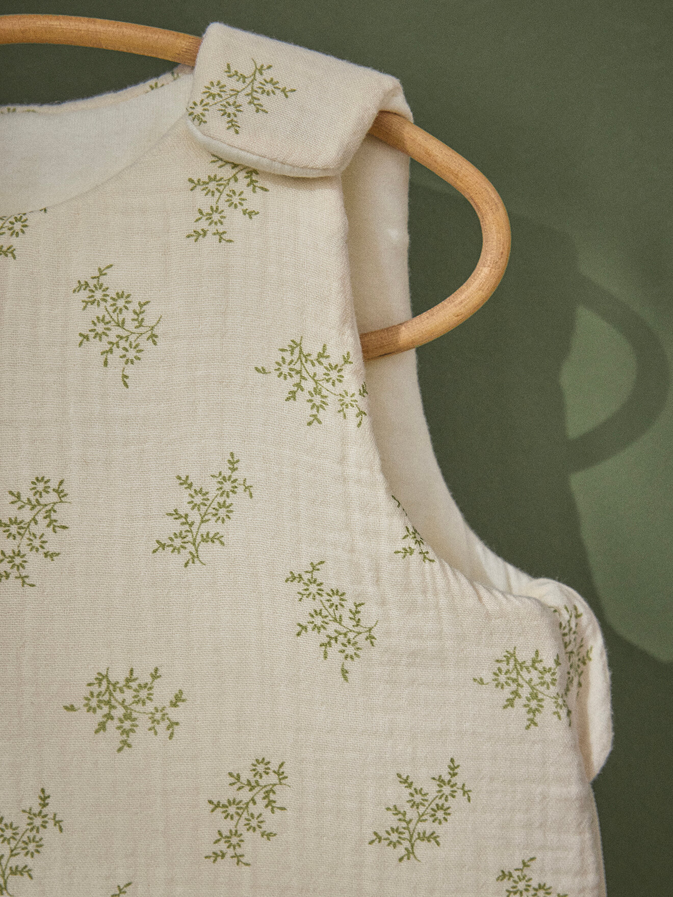 Organic cotton muslin sleeping bag "abby" - tog 4 CYRILLUS Beige