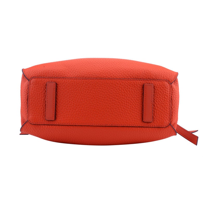 Shoulder bag - cowhide leather POURCHET Red