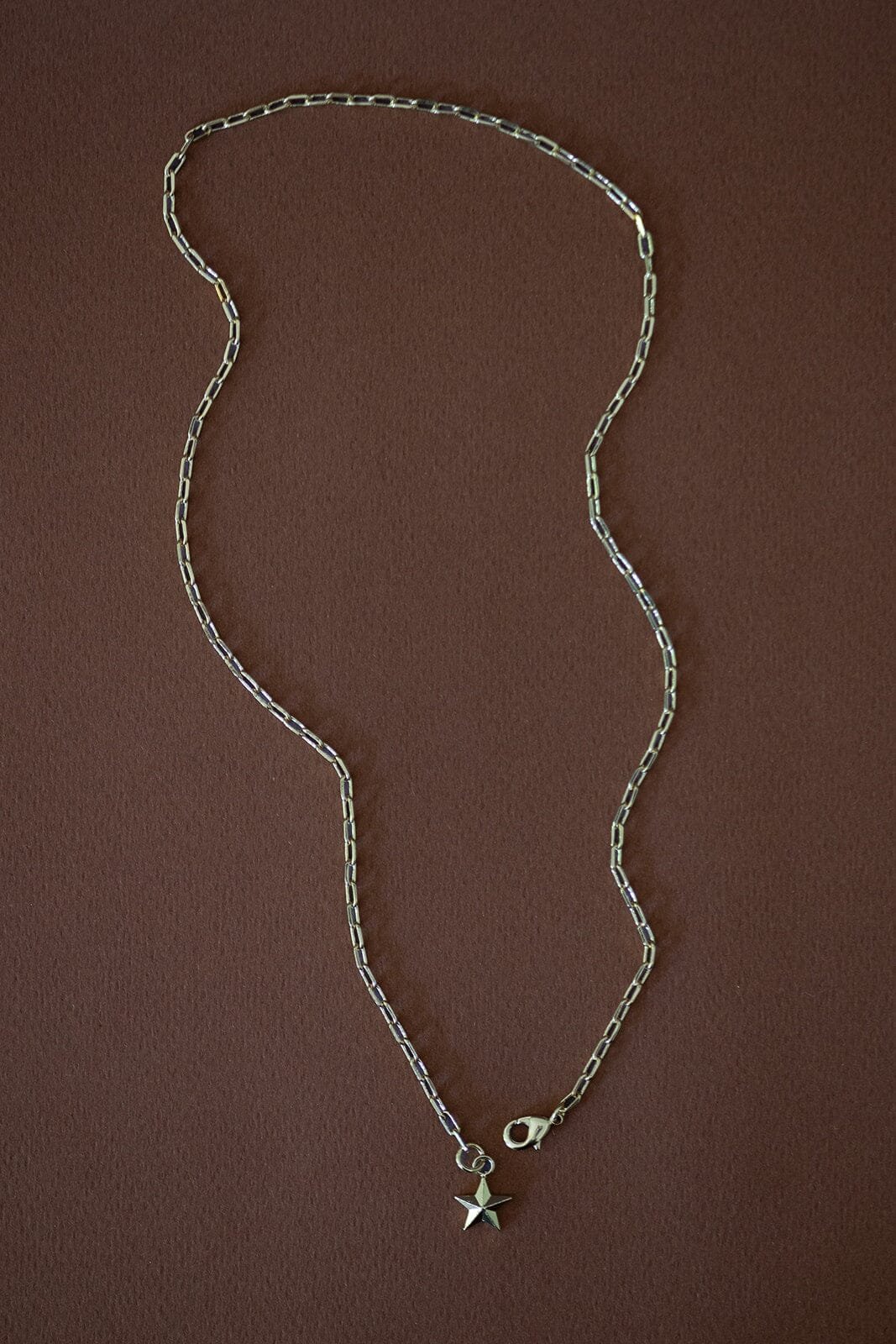 Silver-plated star necklace MONSIEUR SIMONE Silver