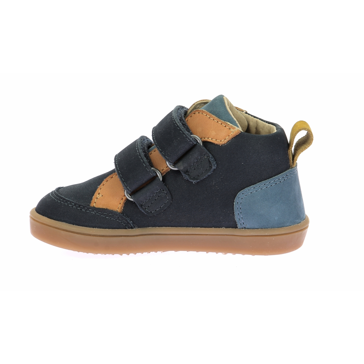High-top leather sneakers KICKERS Blue