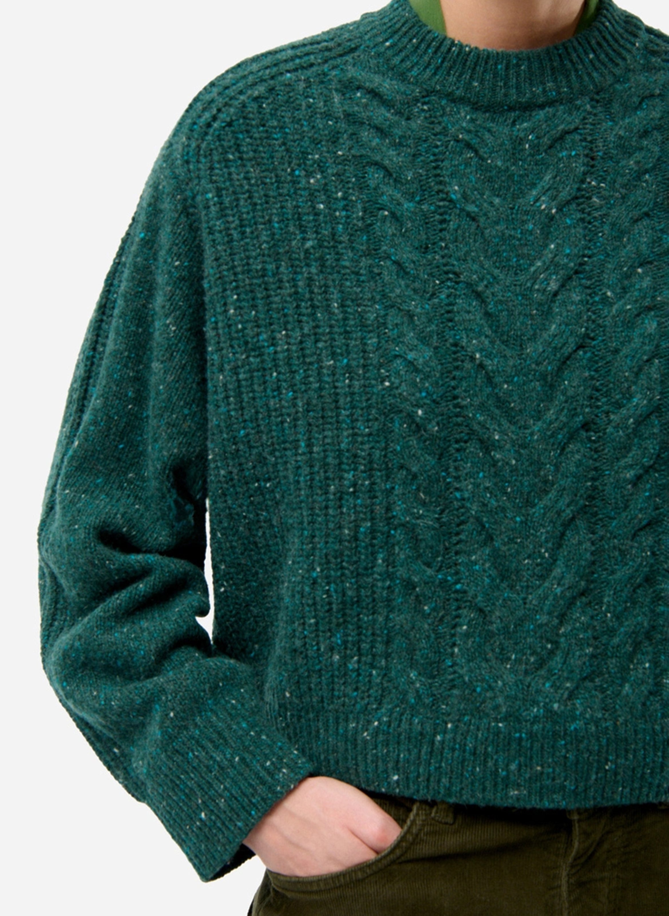 Alpaca wool sweater VANESSA BRUNO Green