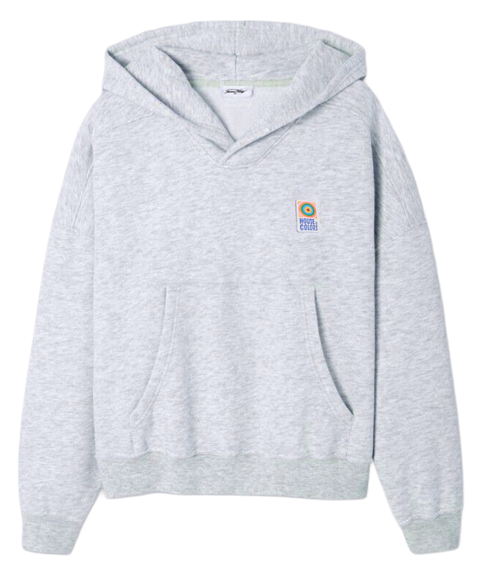 Oversized knitted hoodie sweatshirt AMERICAN VINTAGE Grey