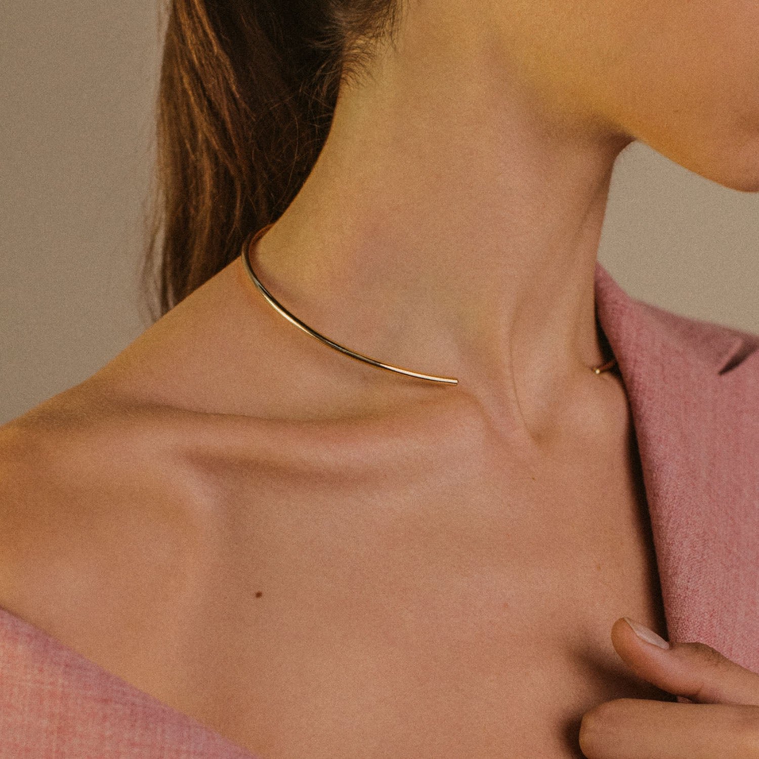 Collier ajustable, vermeil MAYRENA Doré