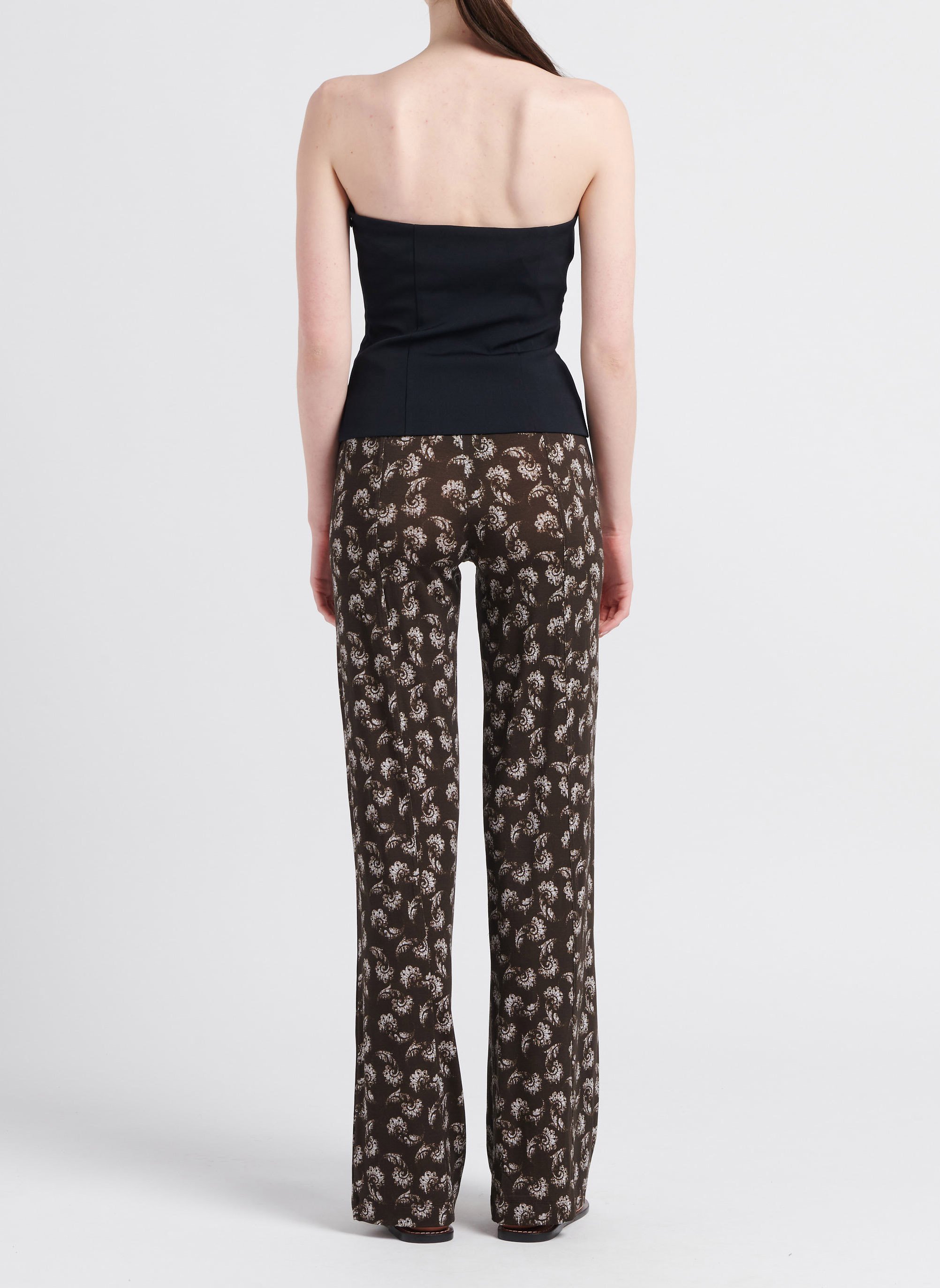 Printed leggings SAMSOE SAMSOE Brown